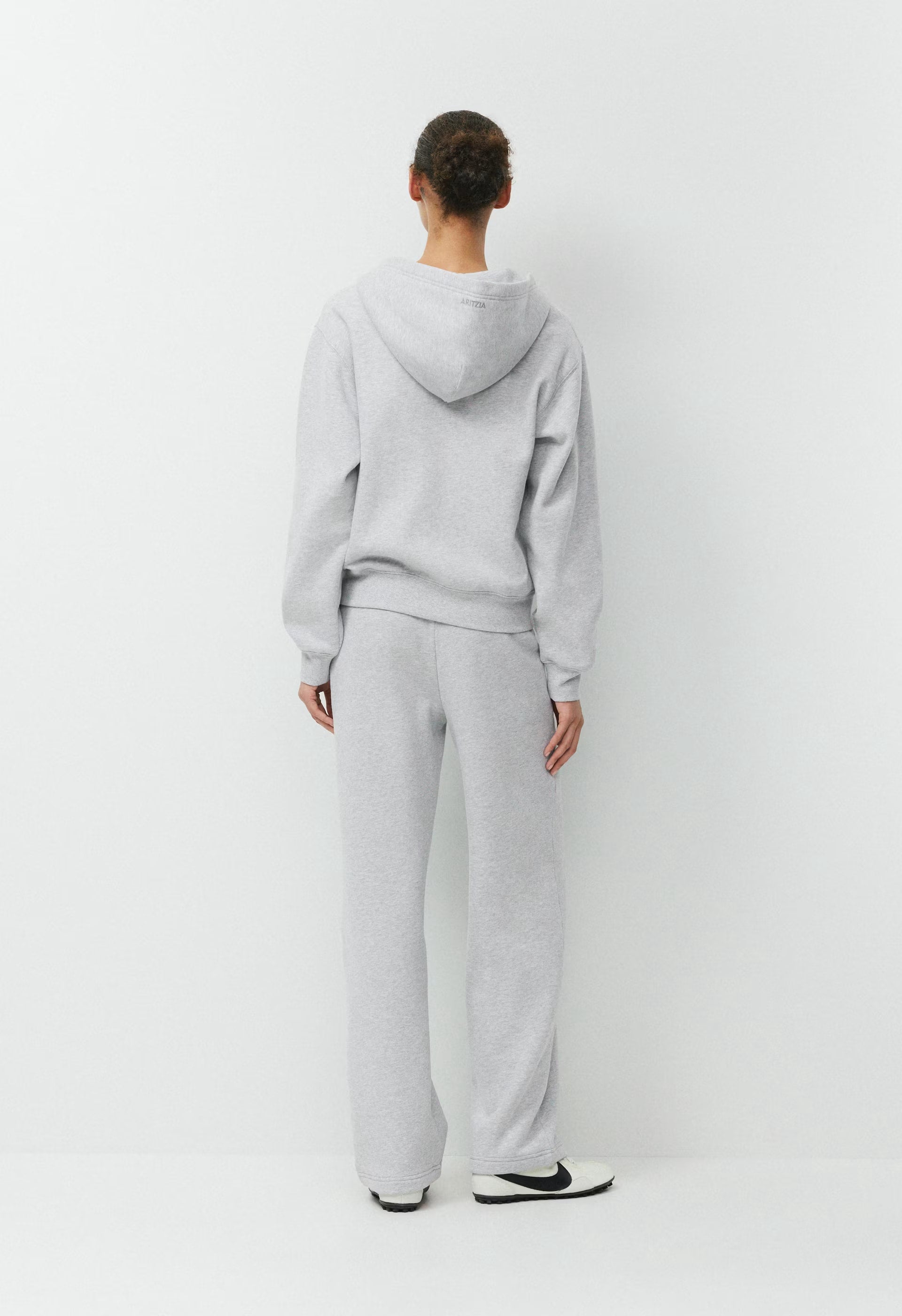 Cozy Sweatfleece Perfect Banded Sweatpant - HEATHER CHROME