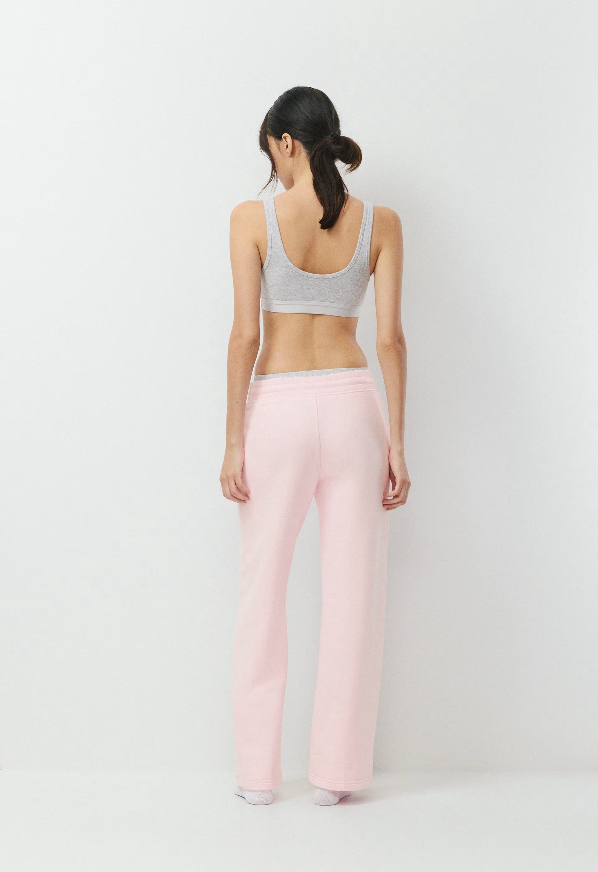 Cozy Sweatfleece Perfect Banded Sweatpant - MAGNOLIA