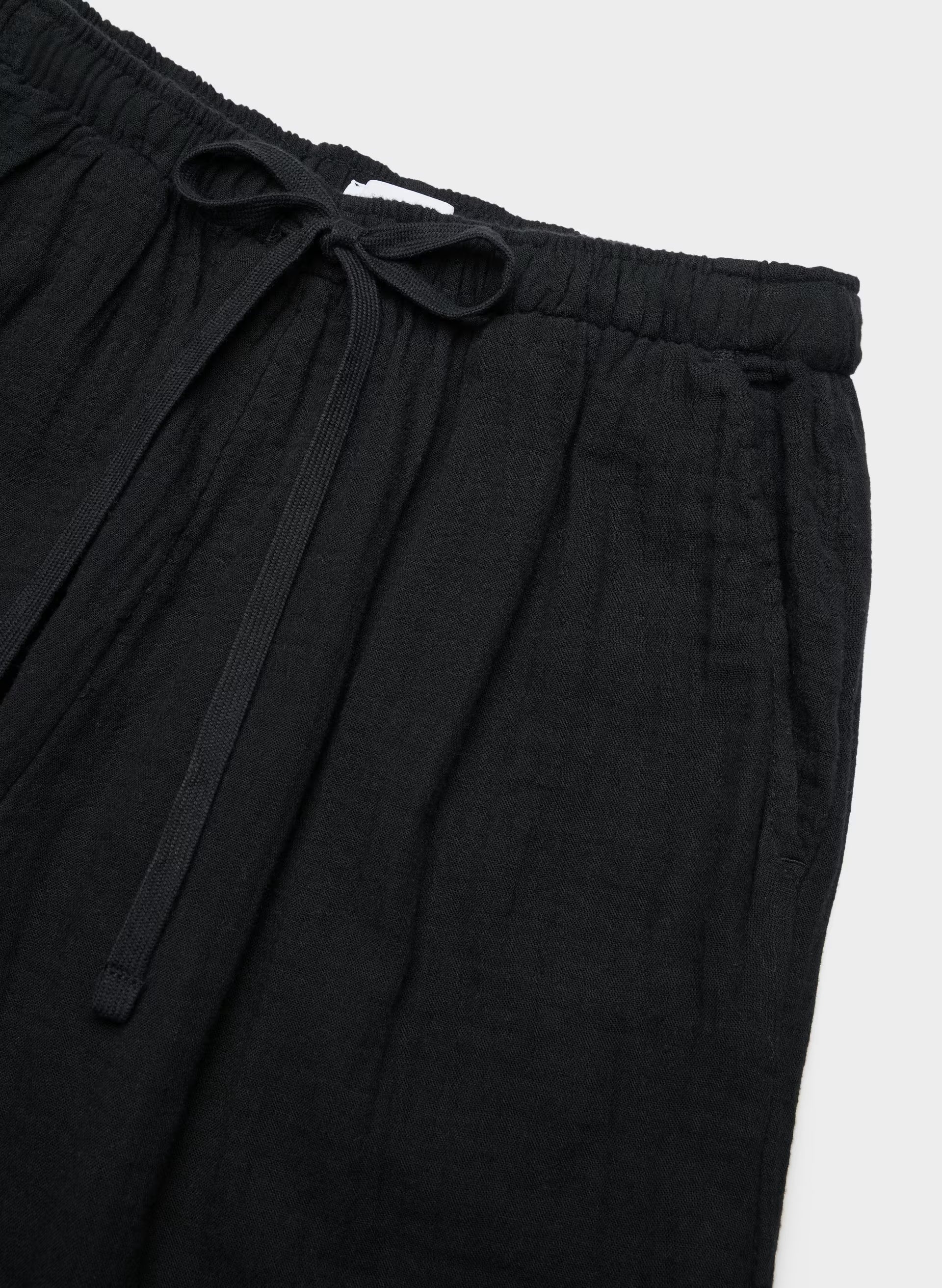 AirPlush Cotton™ Sail Pant - BLACK
