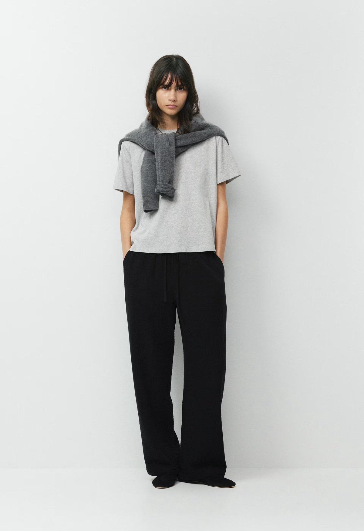 AirPlush Cotton™ Sail Pant - BLACK