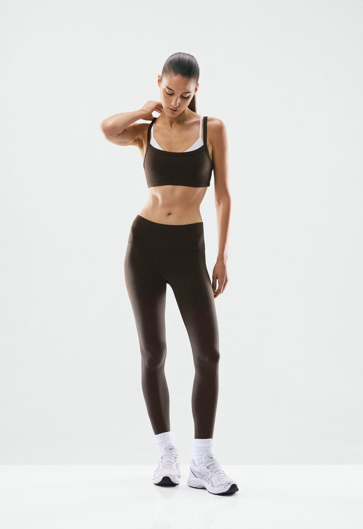 BUTTER Cheeky Hi-Rise 26 Legging - CACAO NIB BROWN