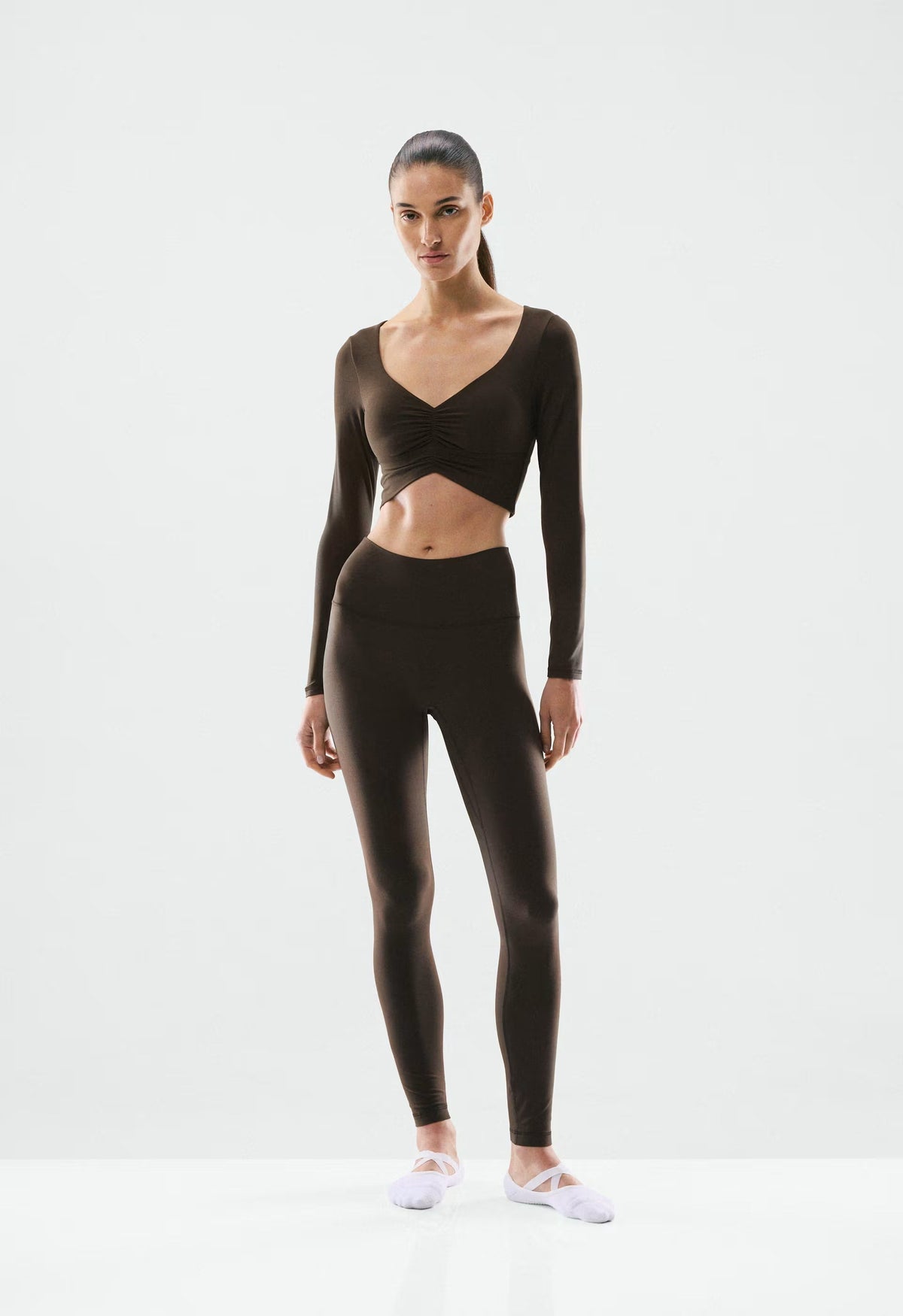 BUTTER Cheeky Infinite Hi-Rise 26 Legging - CACAO NIB BROWN