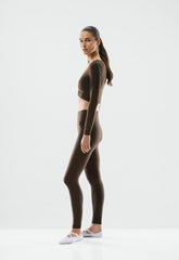 BUTTER Cheeky Infinite Hi-Rise 26 Legging - CACAO NIB BROWN