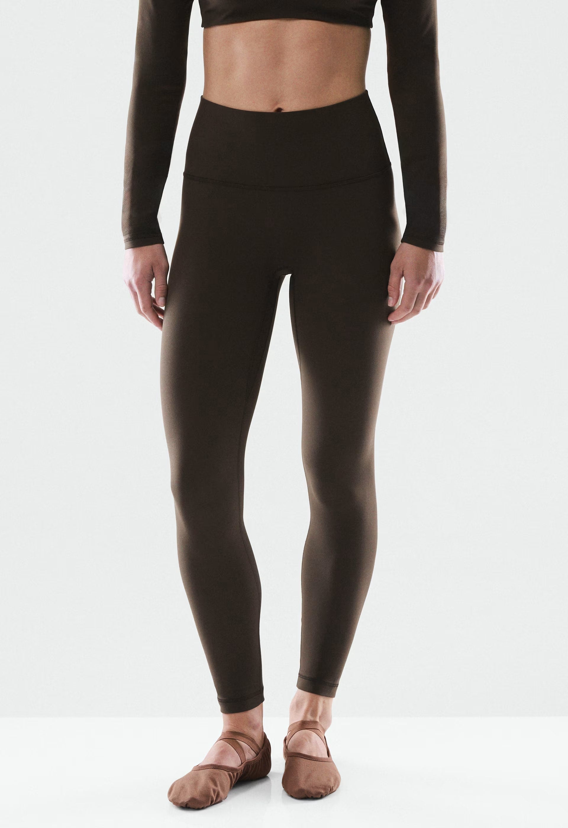 BUTTER Cheeky Infinite Hi-Rise 24 Legging - CACAO NIB BROWN