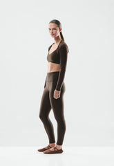 BUTTER Cheeky Infinite Hi-Rise 24 Legging - CACAO NIB BROWN