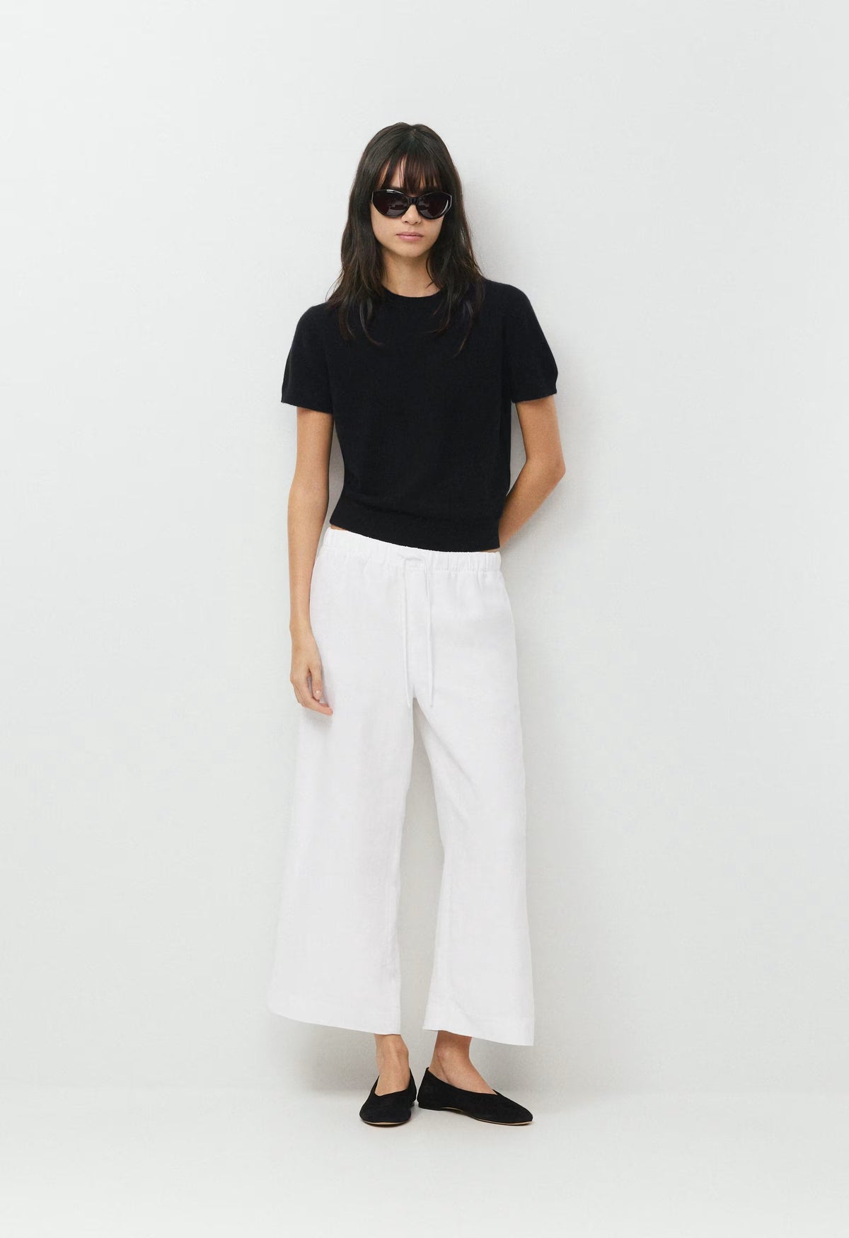 The Lodge Pant™ Cropped - CruiseLinen™ - WHITE
