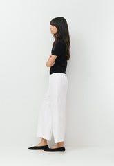 The Lodge Pant™ Cropped - CruiseLinen™ - WHITE