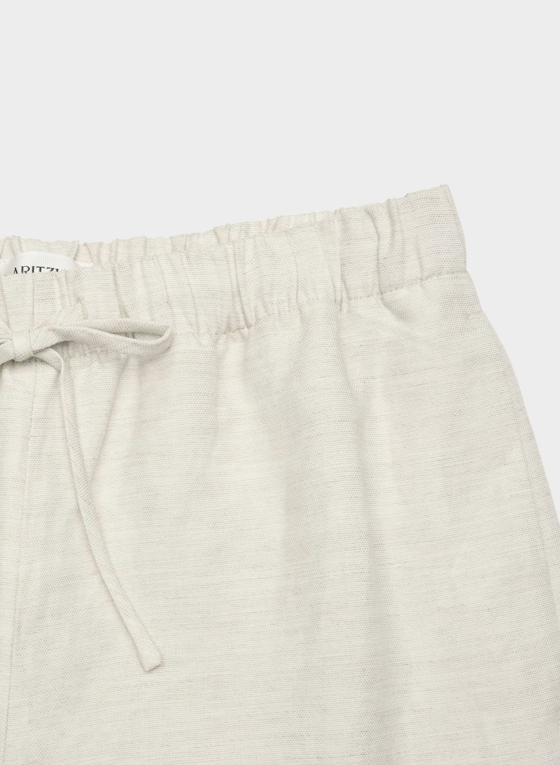 The Lodge Pant™ Cropped - CruiseLinen™ - UNDYED ECRU