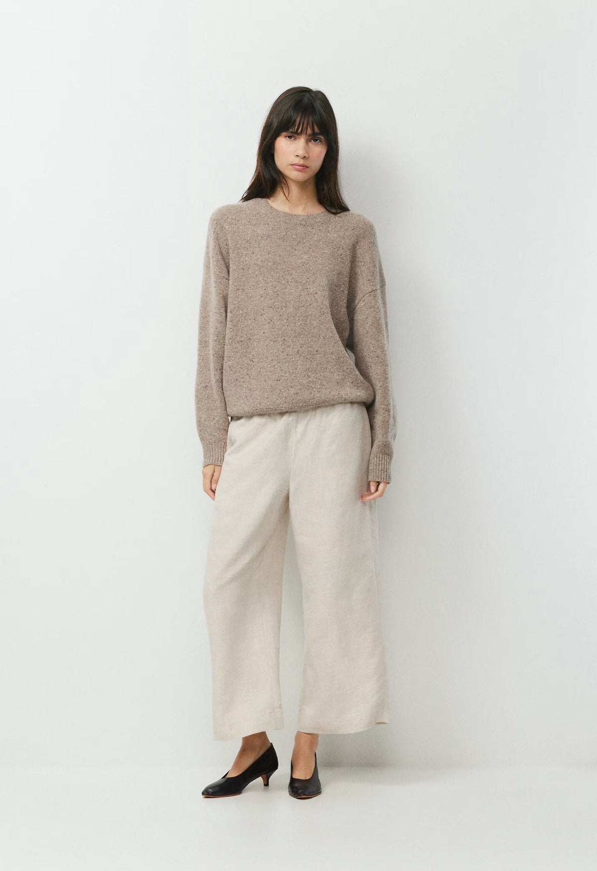 The Lodge Pant™ Cropped - CruiseLinen™ - UNDYED ECRU