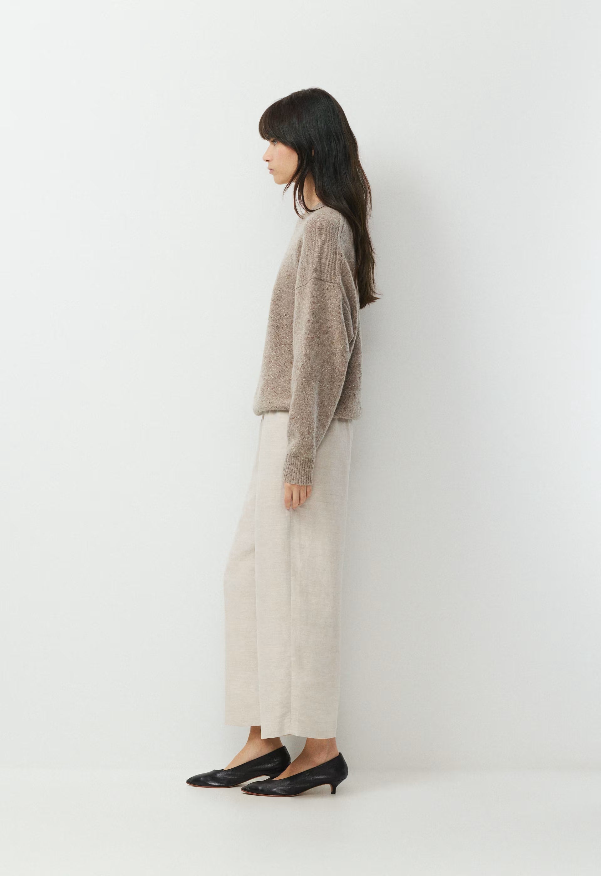 The Lodge Pant™ Cropped - CruiseLinen™ - UNDYED ECRU