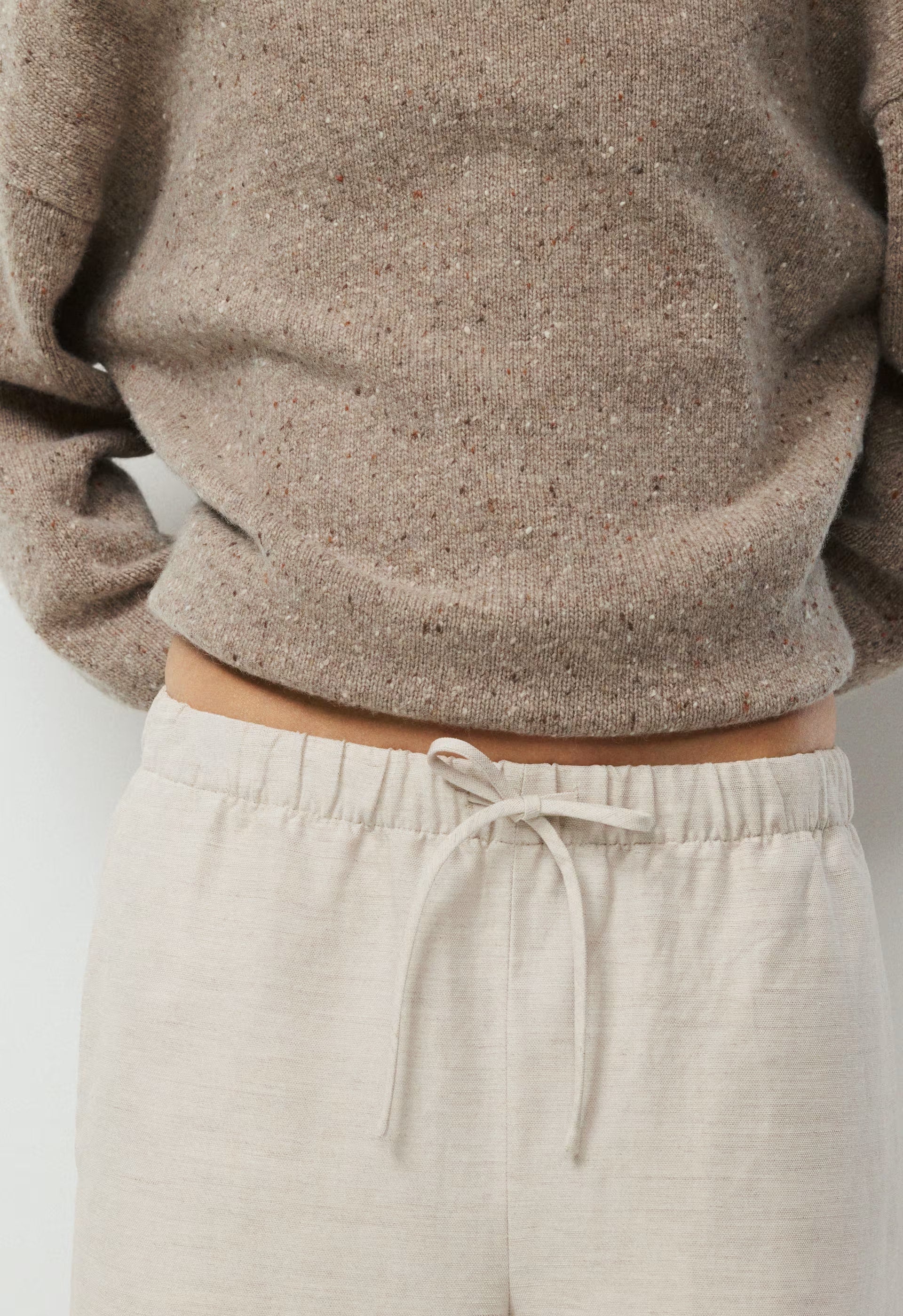 The Lodge Pant™ Cropped - CruiseLinen™ - UNDYED ECRU