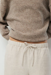 The Lodge Pant™ Cropped - CruiseLinen™ - UNDYED ECRU