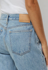 Denim Forum The Farrah Lo-Rise Wide Jean - 7 YRS BLEU TABOO