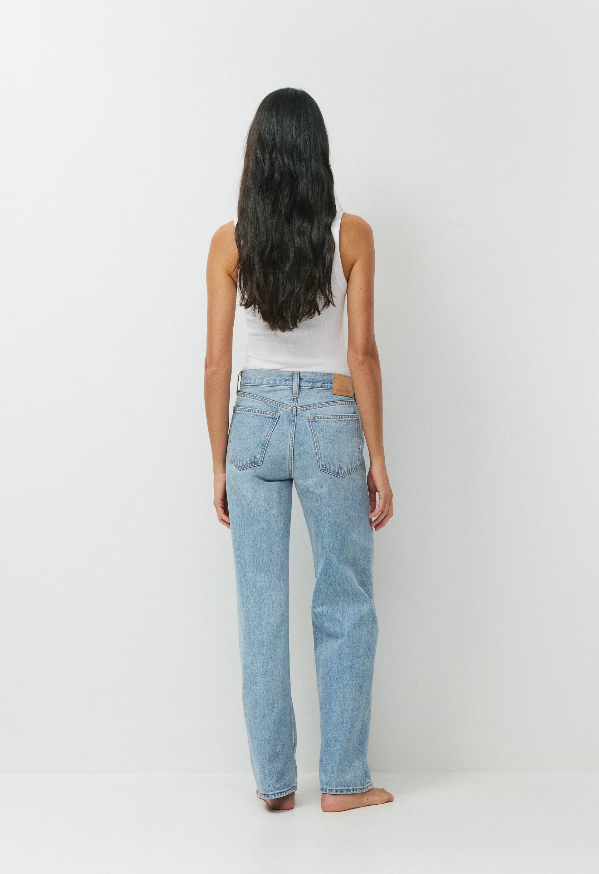 Denim Forum The Farrah Lo-Rise Wide Jean - 7 YRS BLEU TABOO