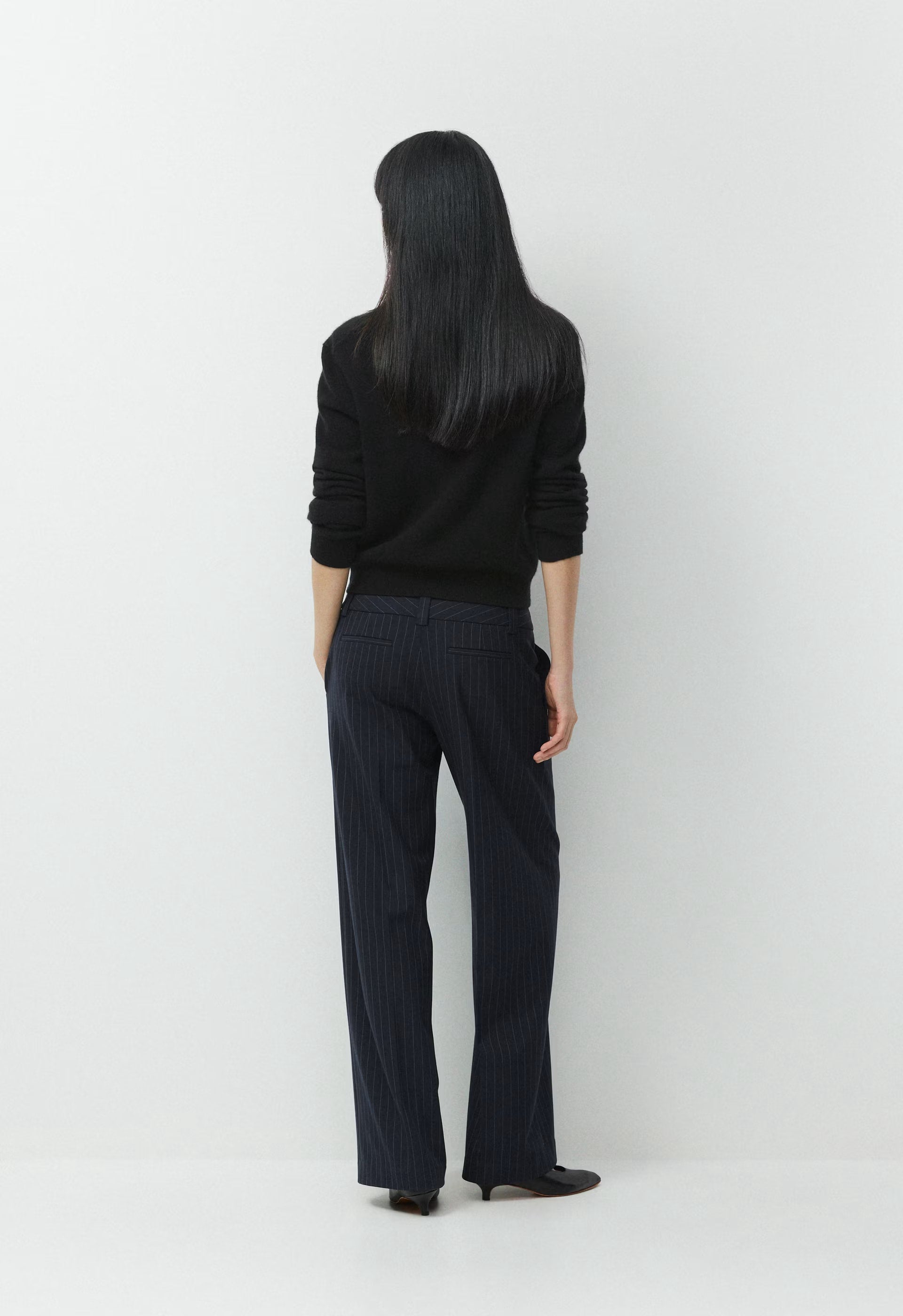 Seville Pant - BLK STRP DK NT NVY/GRY