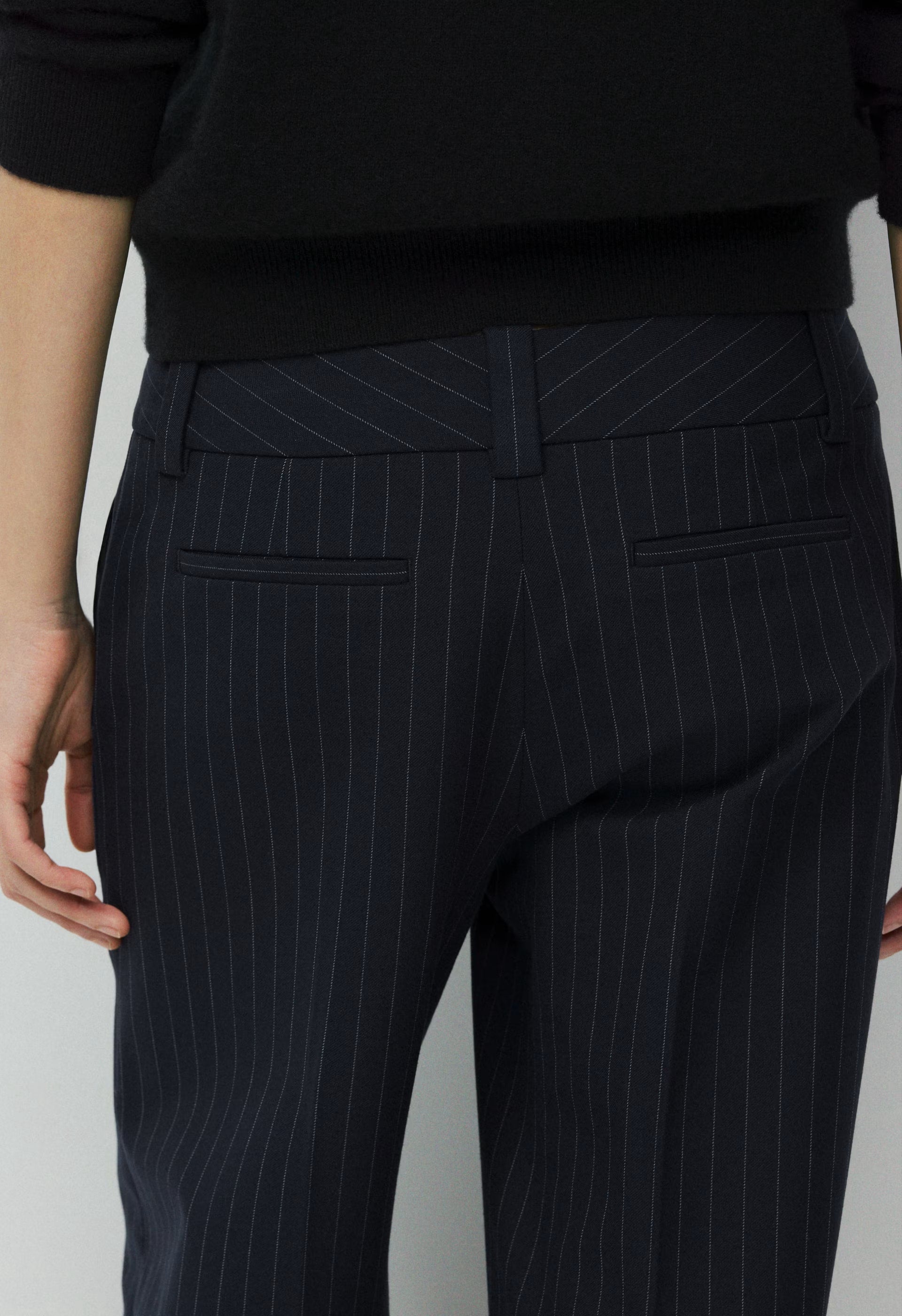 Seville Pant - BLK STRP DK NT NVY/GRY