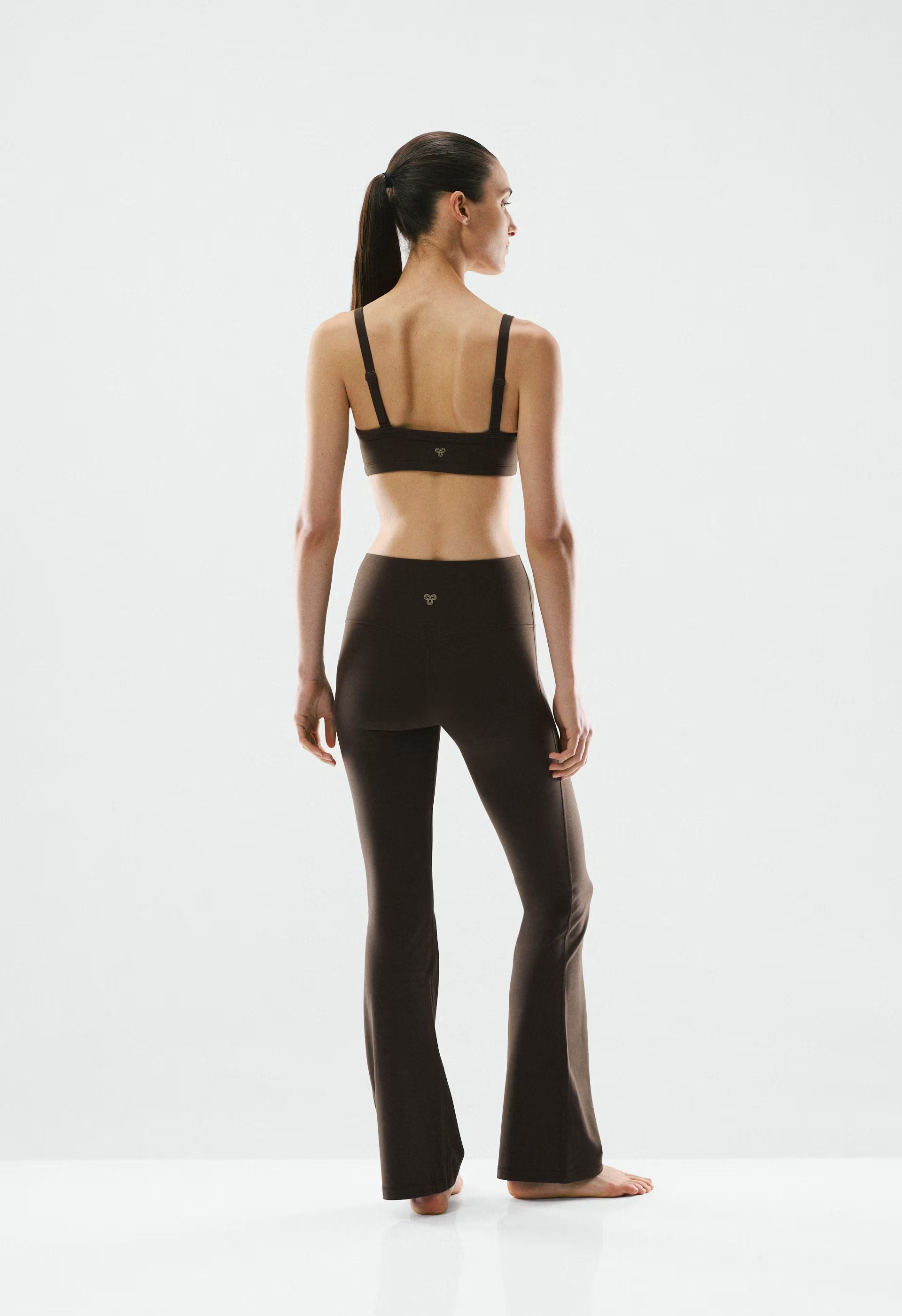 BUTTER Cheeky Infinite Hi Flare 32 Legging - CACAO NIB BROWN