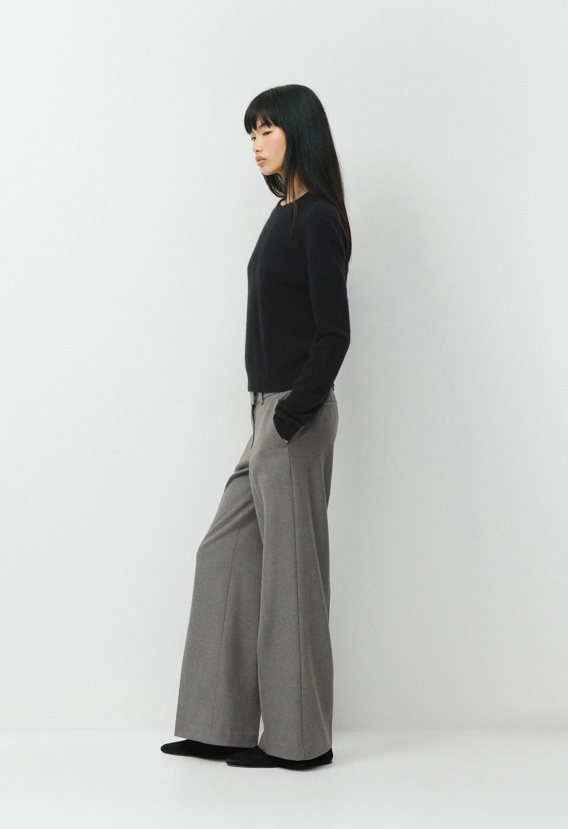 Seville Pant - HEATHER DARK GREY