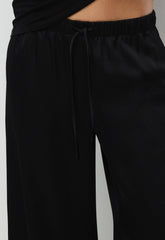 The Lodge Pant™ Satin - BLACK