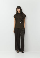 The Lodge Pant™ Satin - CACAO NIB BROWN