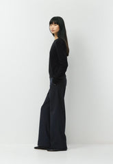 Ensemble Pant - BLK STRP DK NT NVY/GRY