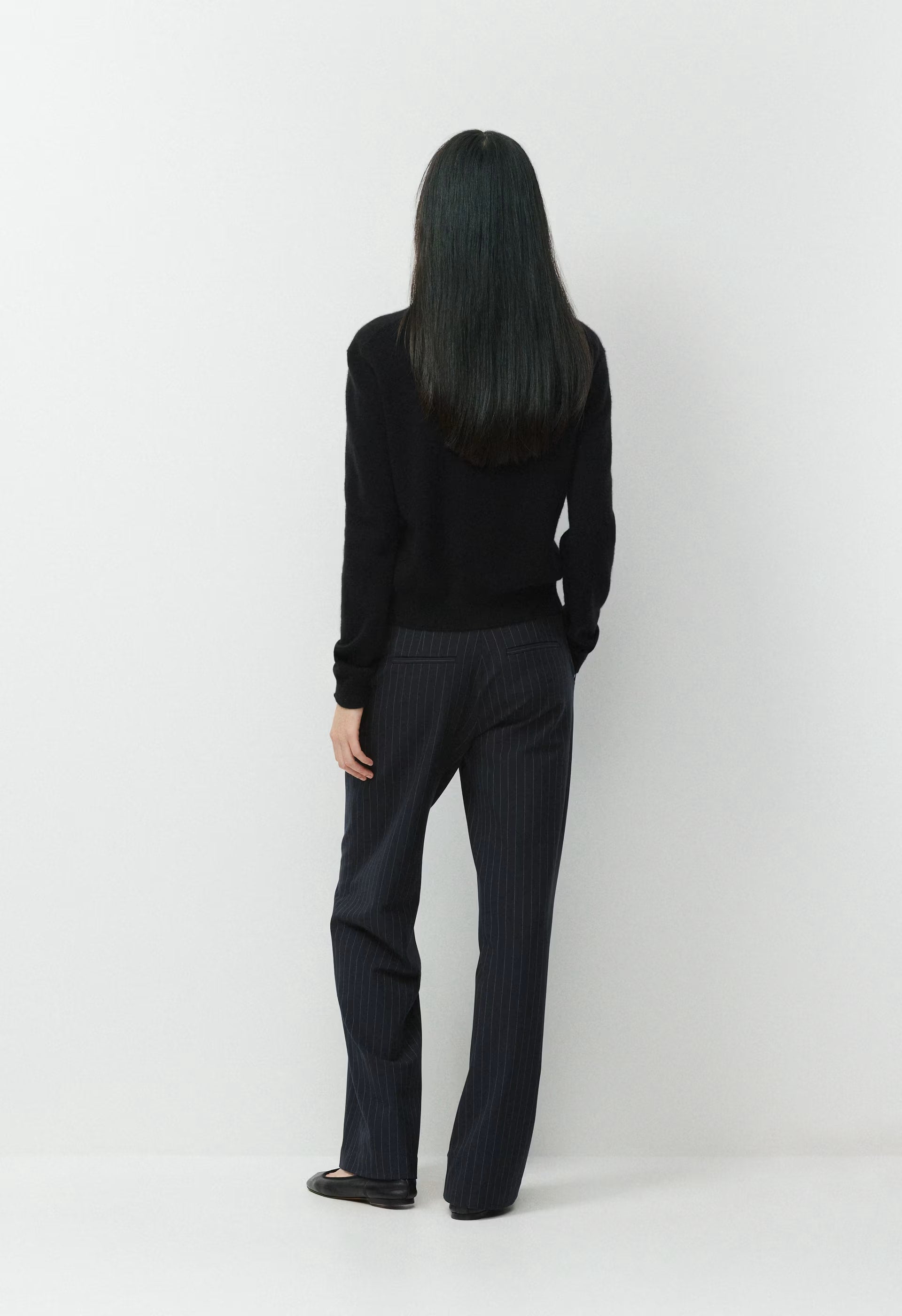 Ensemble Pant - BLK STRP DK NT NVY/GRY
