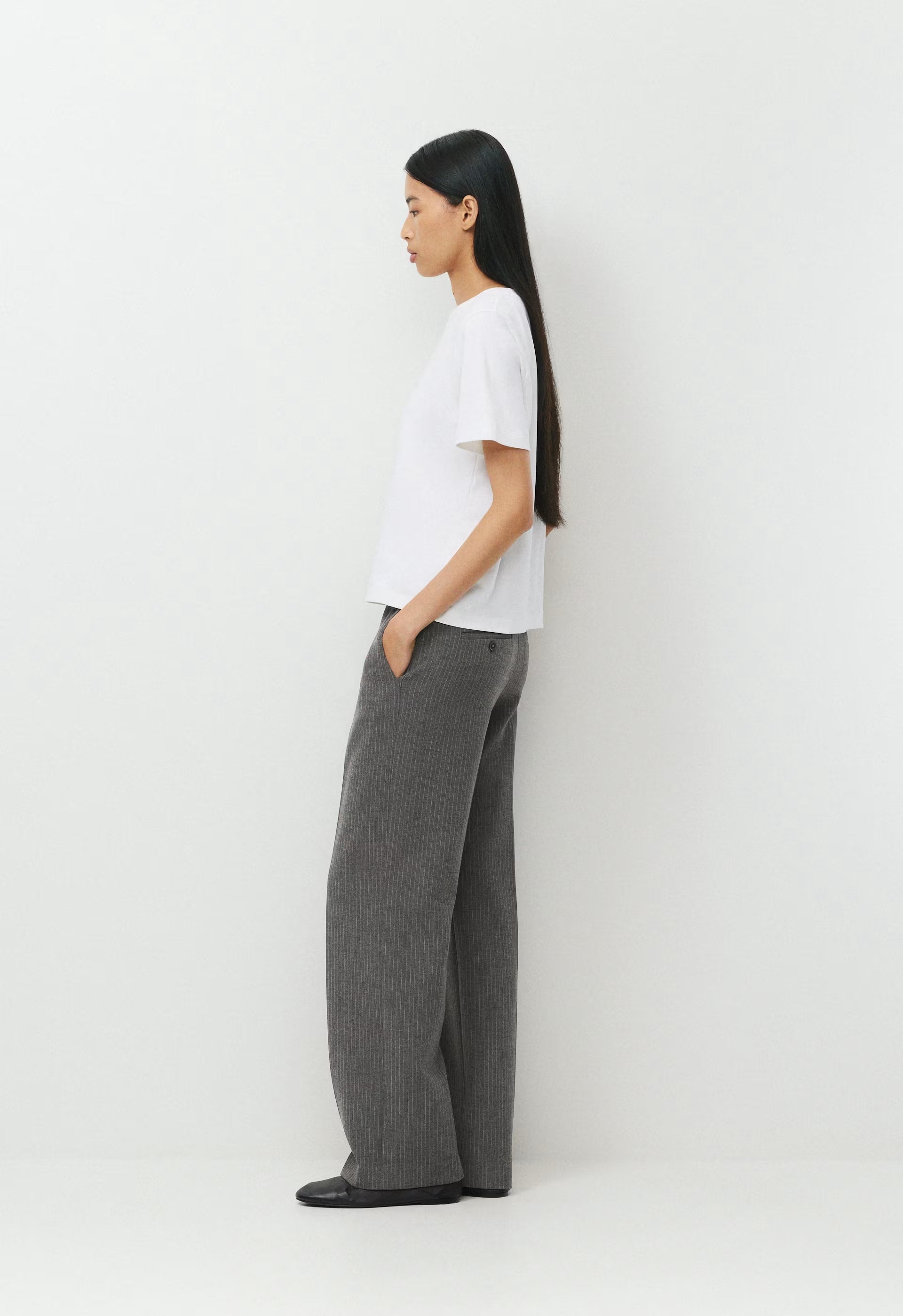 New Agency Lo-Rise Pant - Eversential™ - HEATHER CHARCOAL