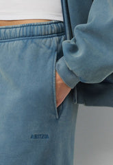 Cozy Sweatfleece Mega Jogger - LIVED-IN BLUE MIRAGE