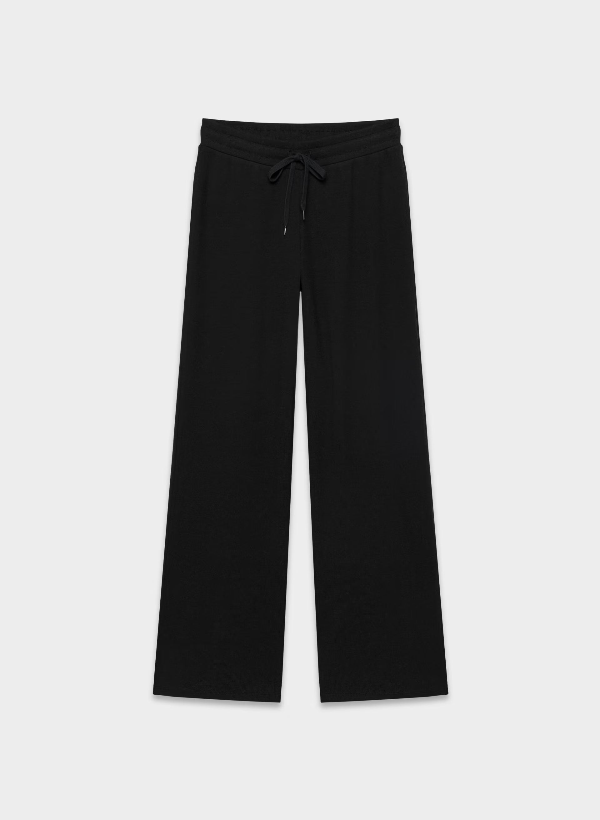 HomeStretch™ Rib Kickback Pant - BLACK