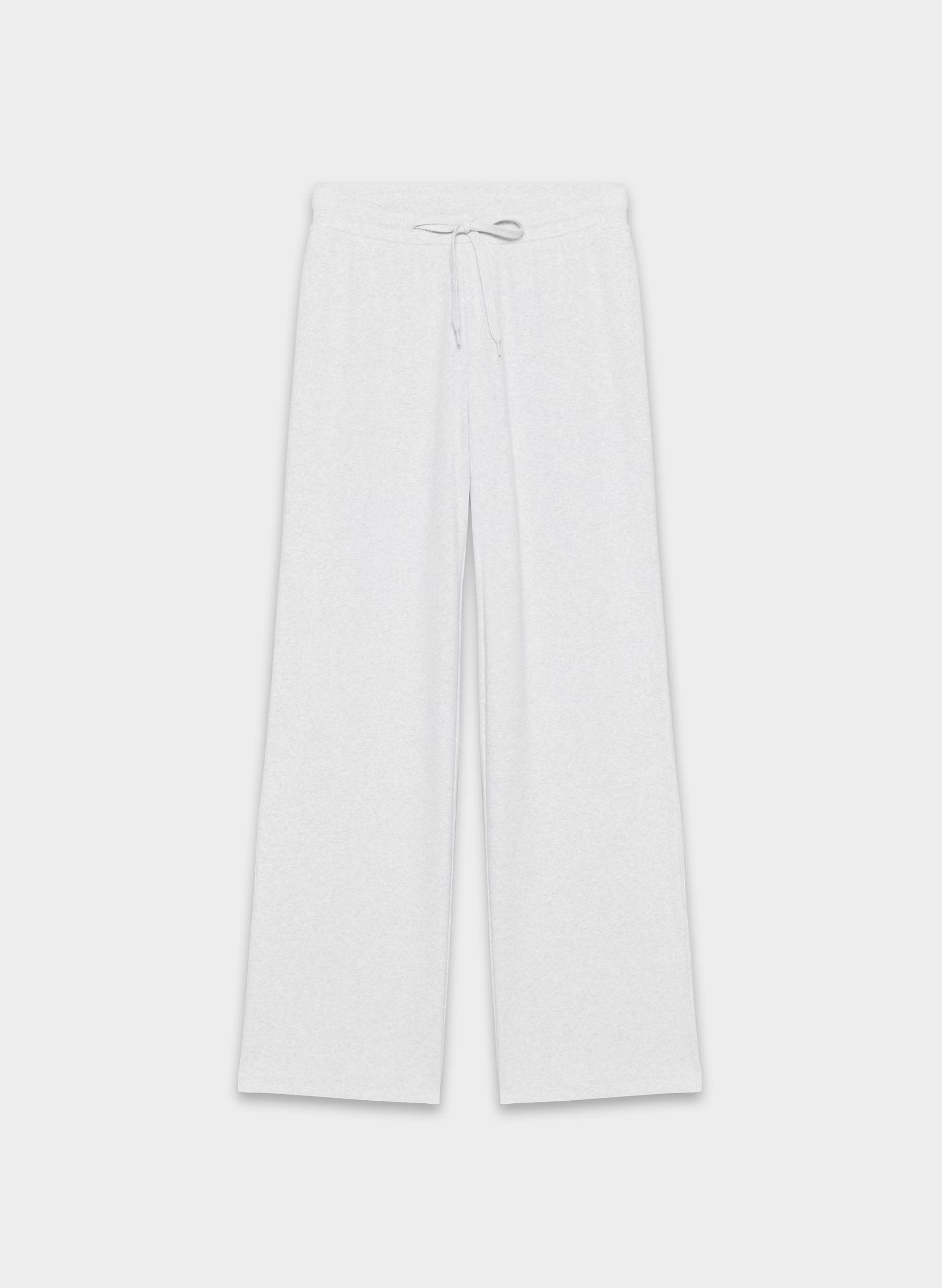 HomeStretch™ Rib Kickback Pant - HEATHER CLOUD WHITE