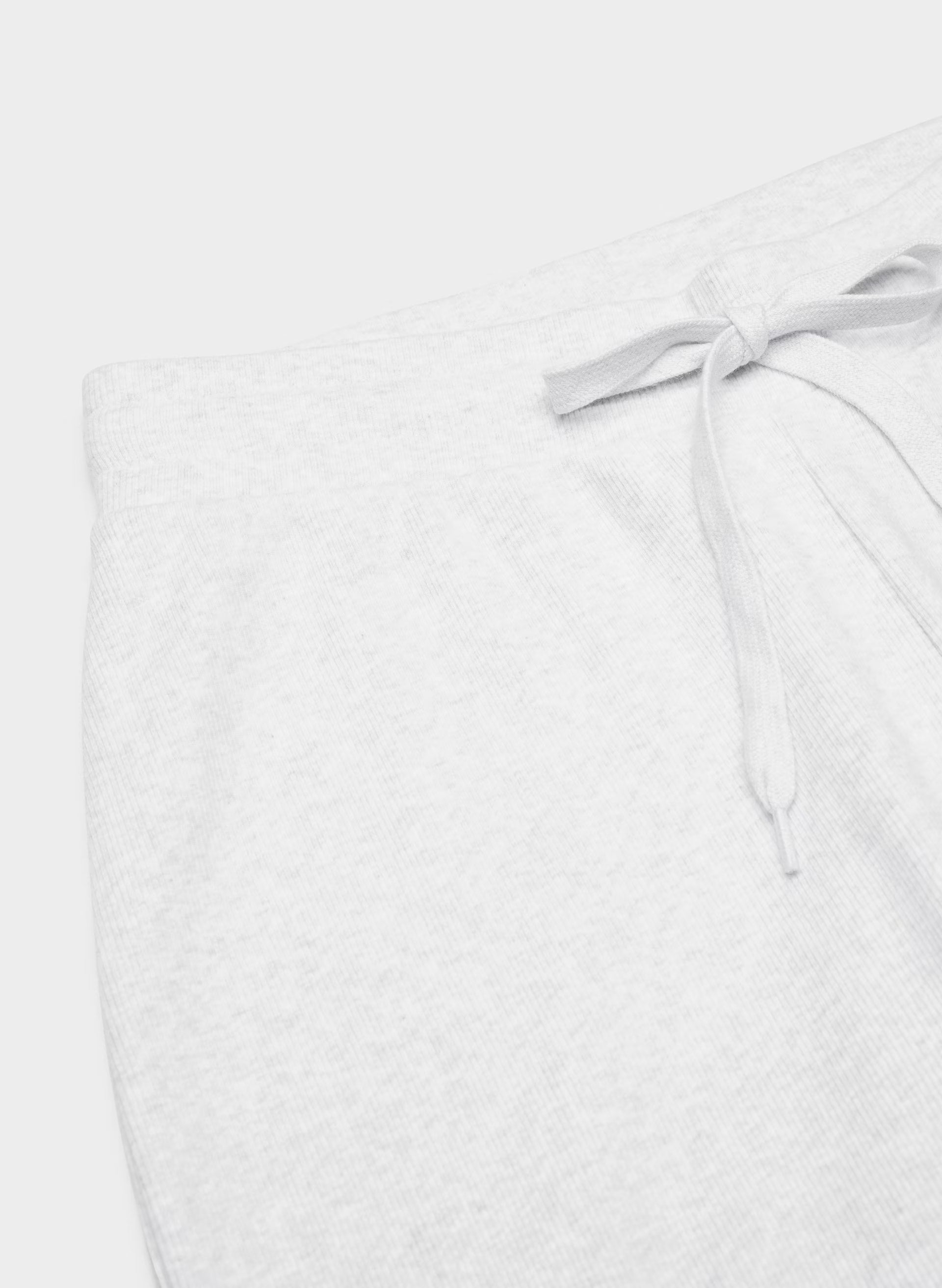 HomeStretch™ Rib Kickback Pant - HEATHER CLOUD WHITE