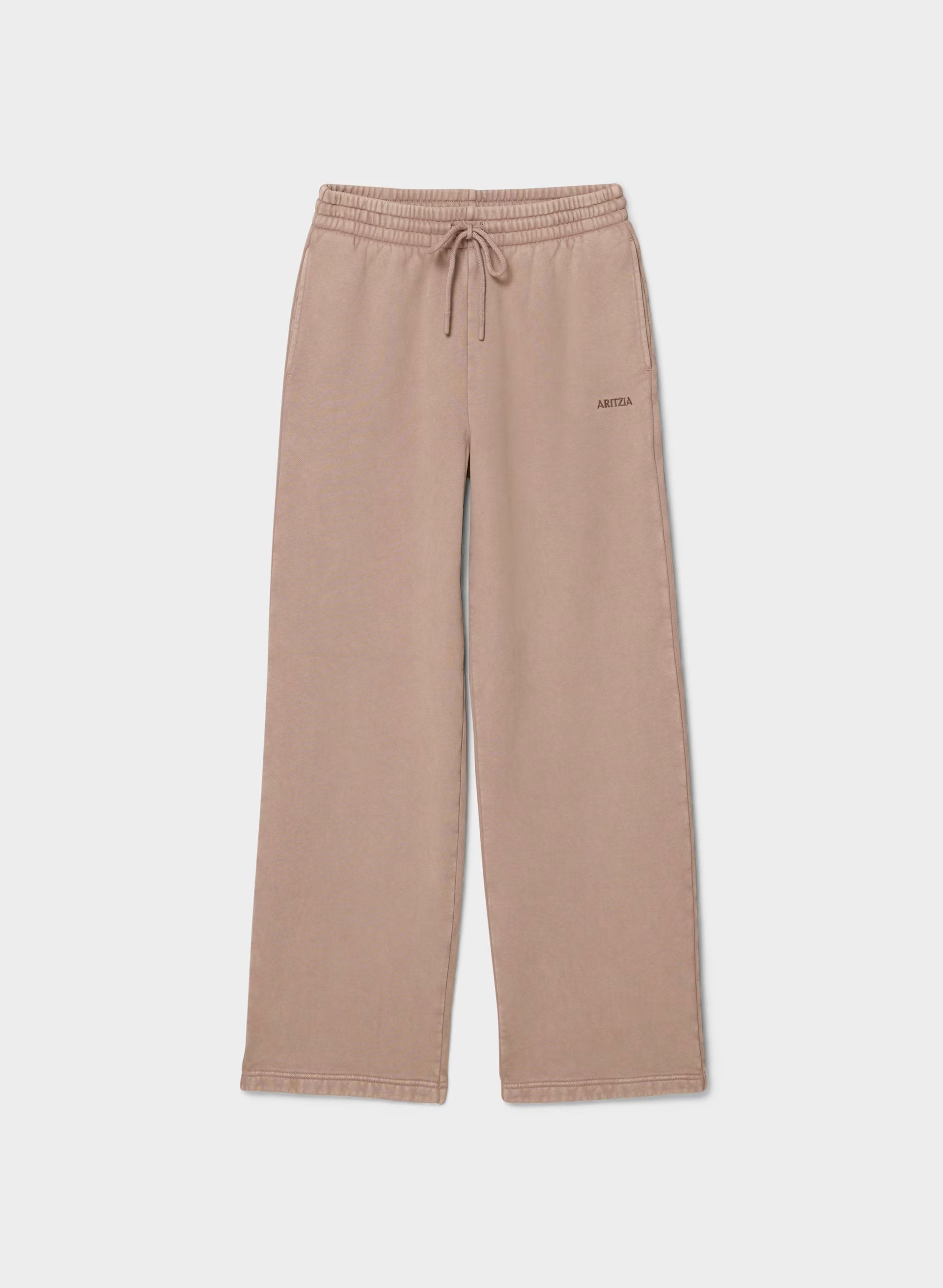 Cozy Sweatfleece Boyfriend Wide Sweatpant - LIVED-IN DUSTY MAUVE