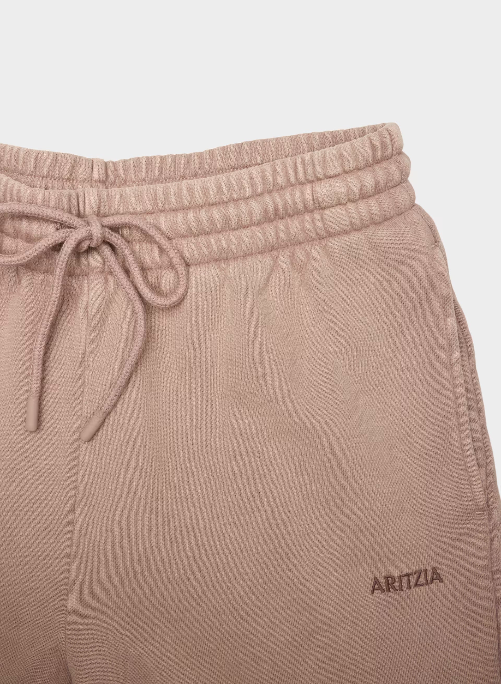 Cozy Sweatfleece Boyfriend Wide Sweatpant - LIVED-IN DUSTY MAUVE