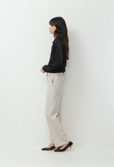 New Agency Lo-Rise Pant - Eversential™ - HEATHER MATTE PEARL