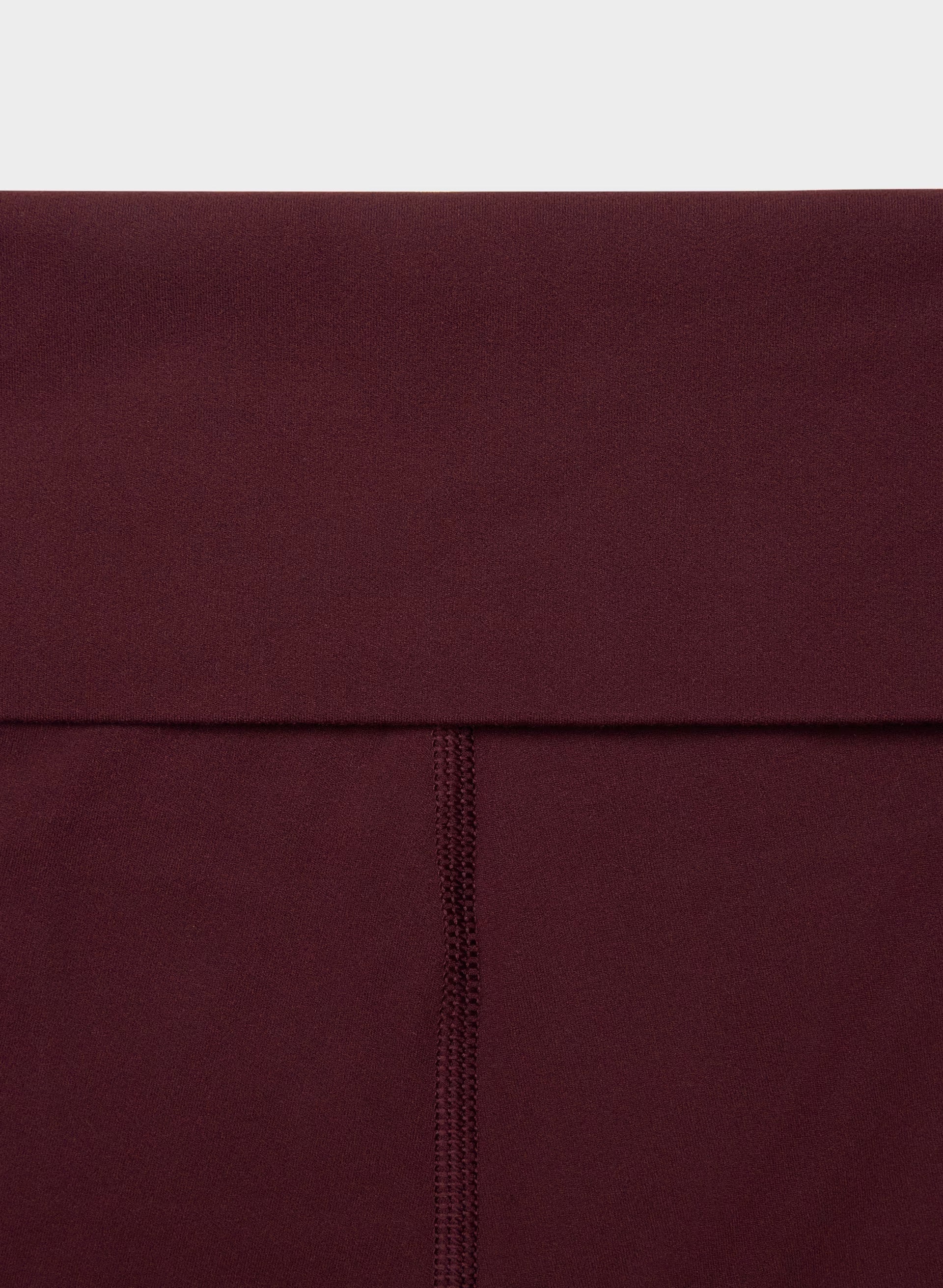 BUTTER Foldover Flare 32 Legging - GALA PLUM