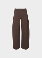 Helix Barrel Pant - Crepette™ - RICH MOCHA BROWN