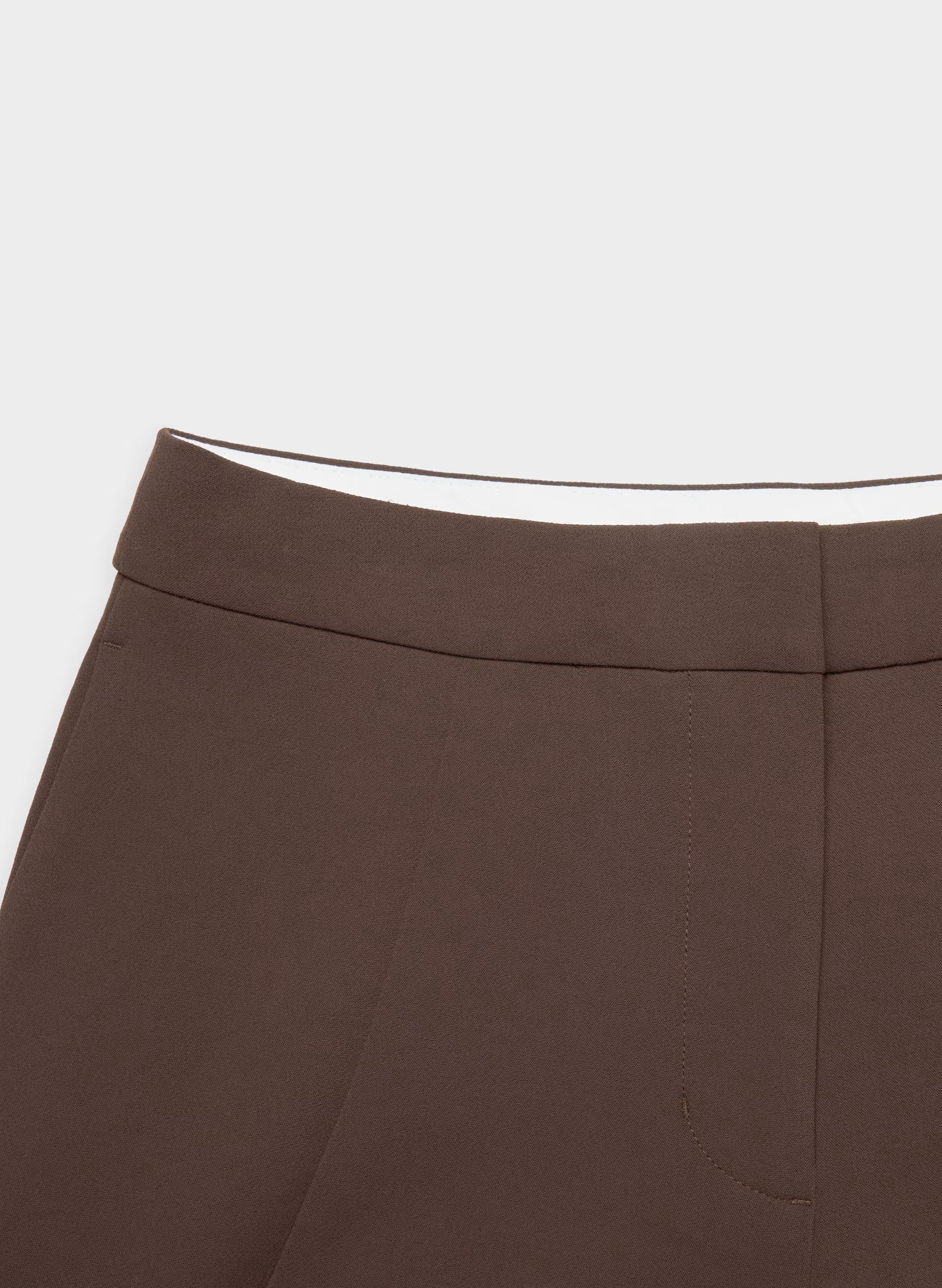 Helix Barrel Pant - Crepette™ - RICH MOCHA BROWN