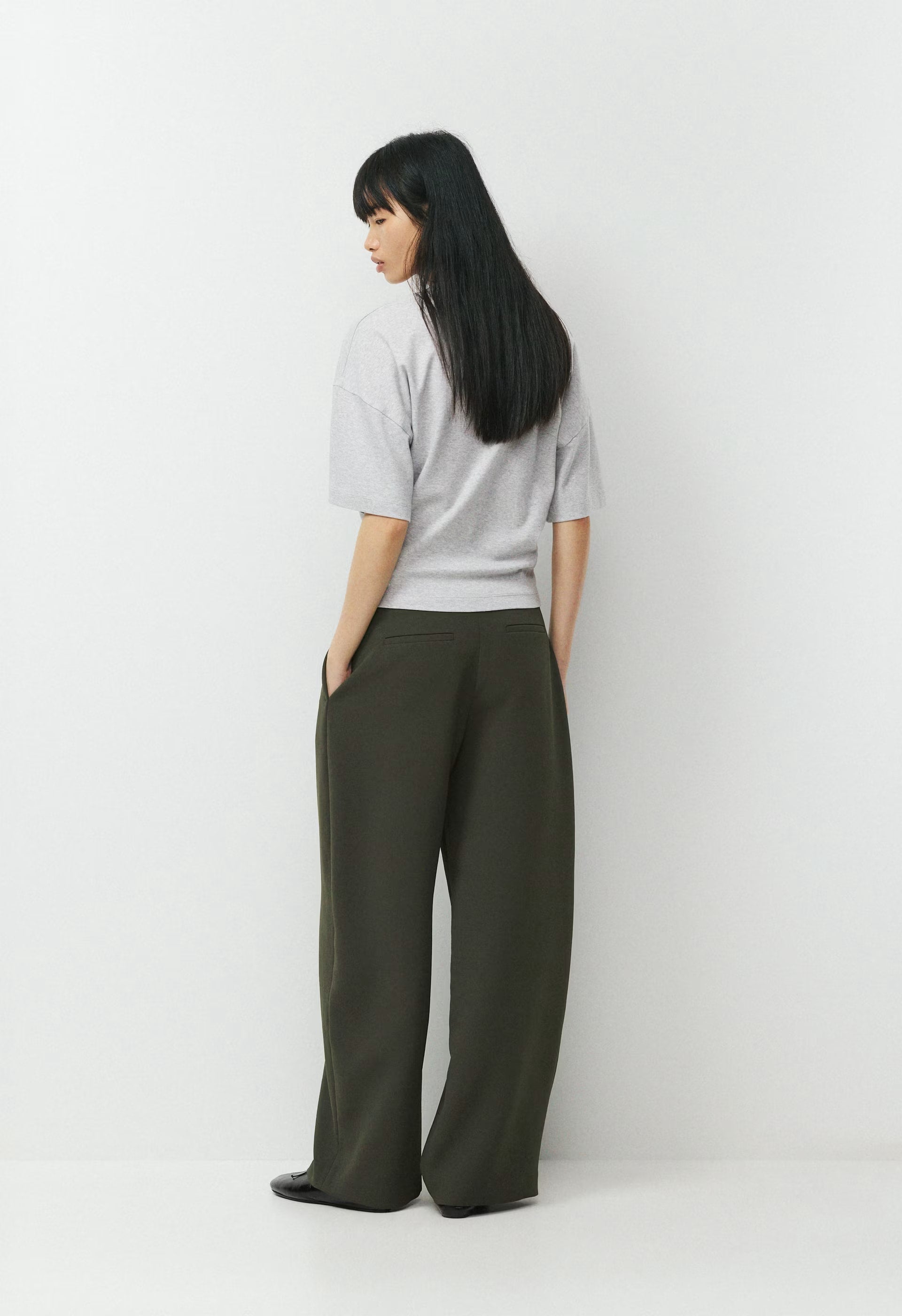 Helix Barrel Pant - Crepette™ - FLINT GREEN