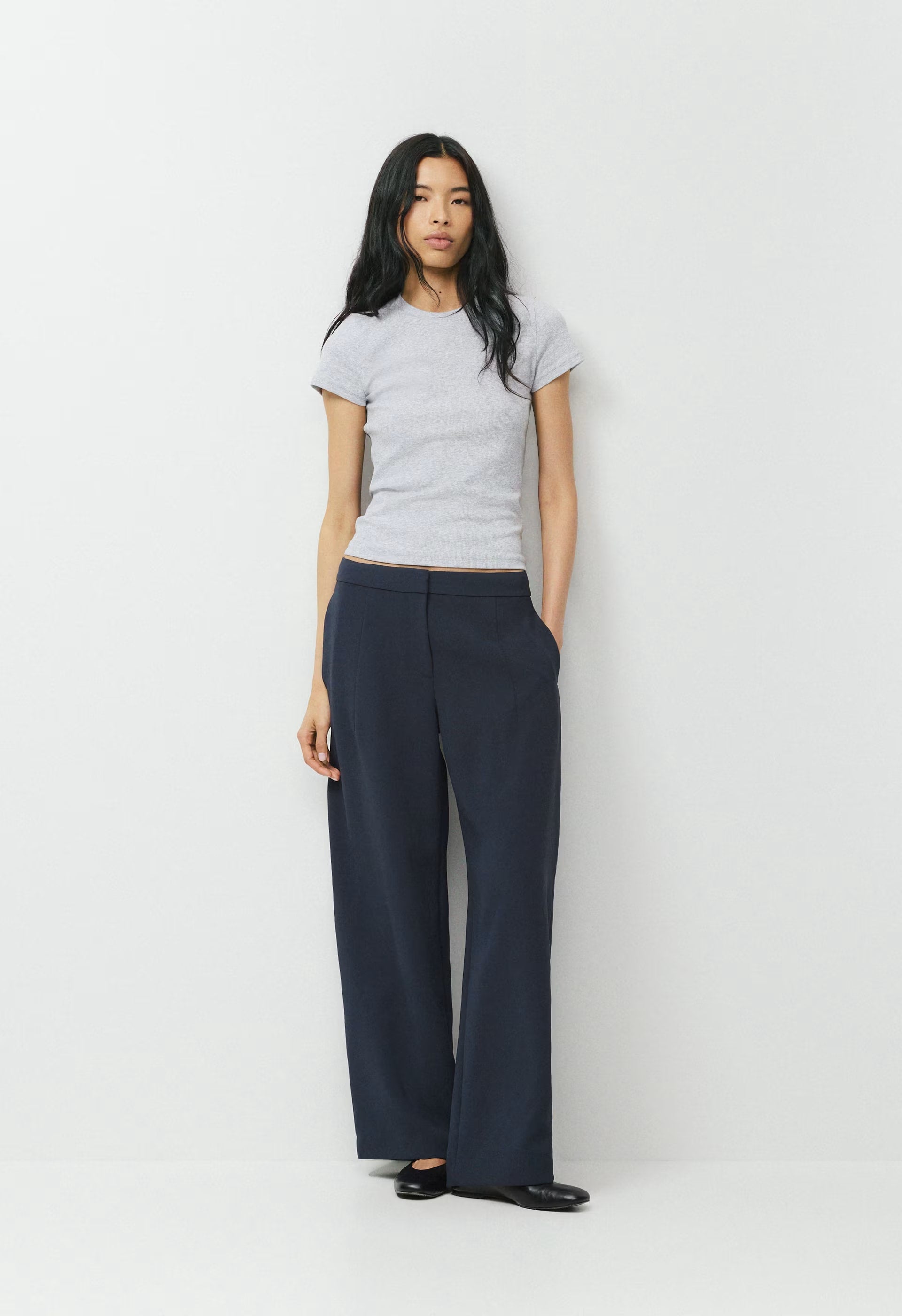 Helix Barrel Pant - Crepette™ - DARK NIGHT NAVY