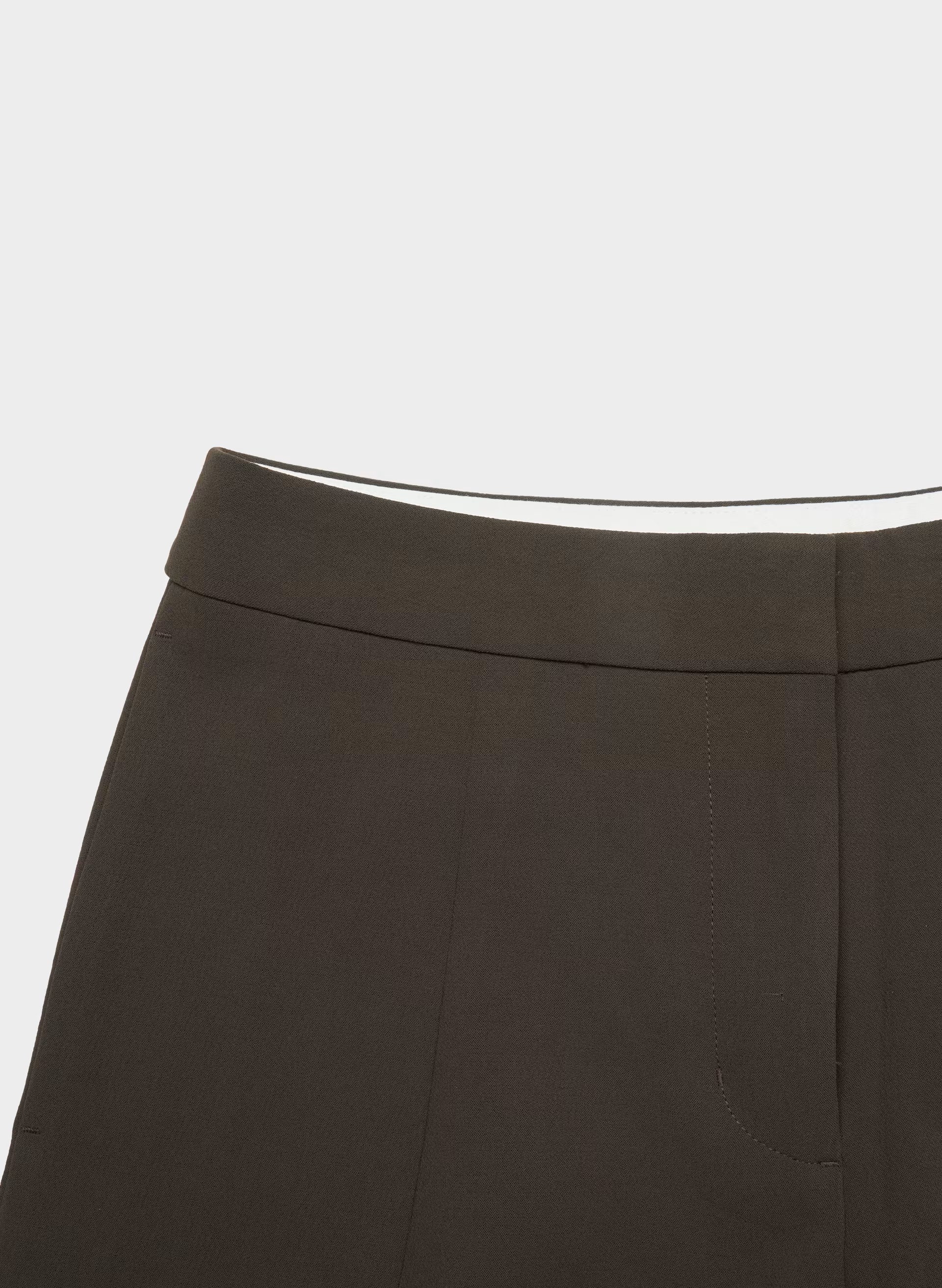 Helix Barrel Pant - Crepette™ - CACAO NIB BROWN