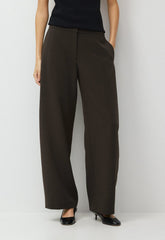 Helix Barrel Pant - Crepette™ - CACAO NIB BROWN