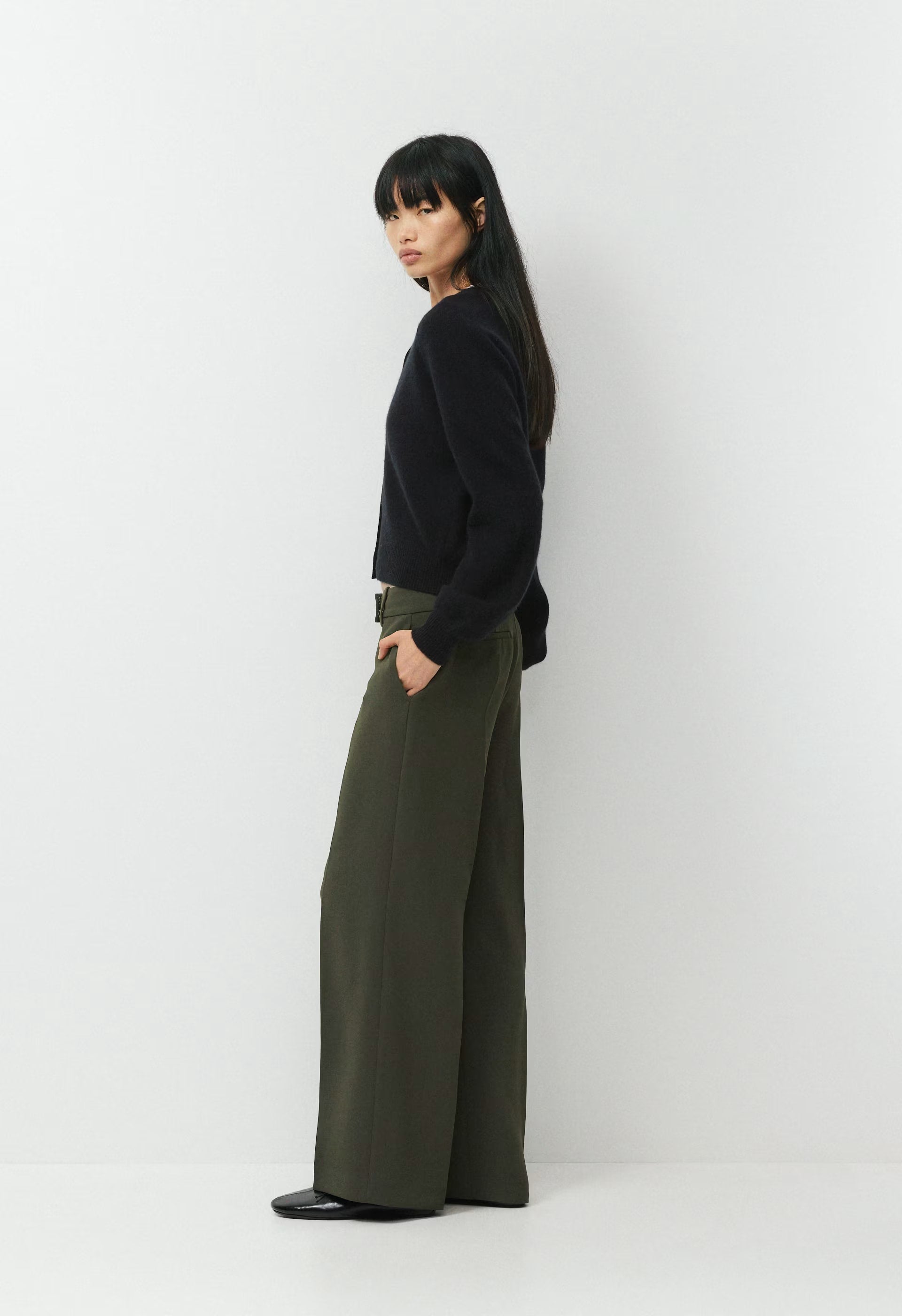 Seville Pant - Crepette™ - FLINT GREEN