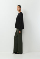 Souvenir Pant - Wonder Yarn - FLINT GREEN