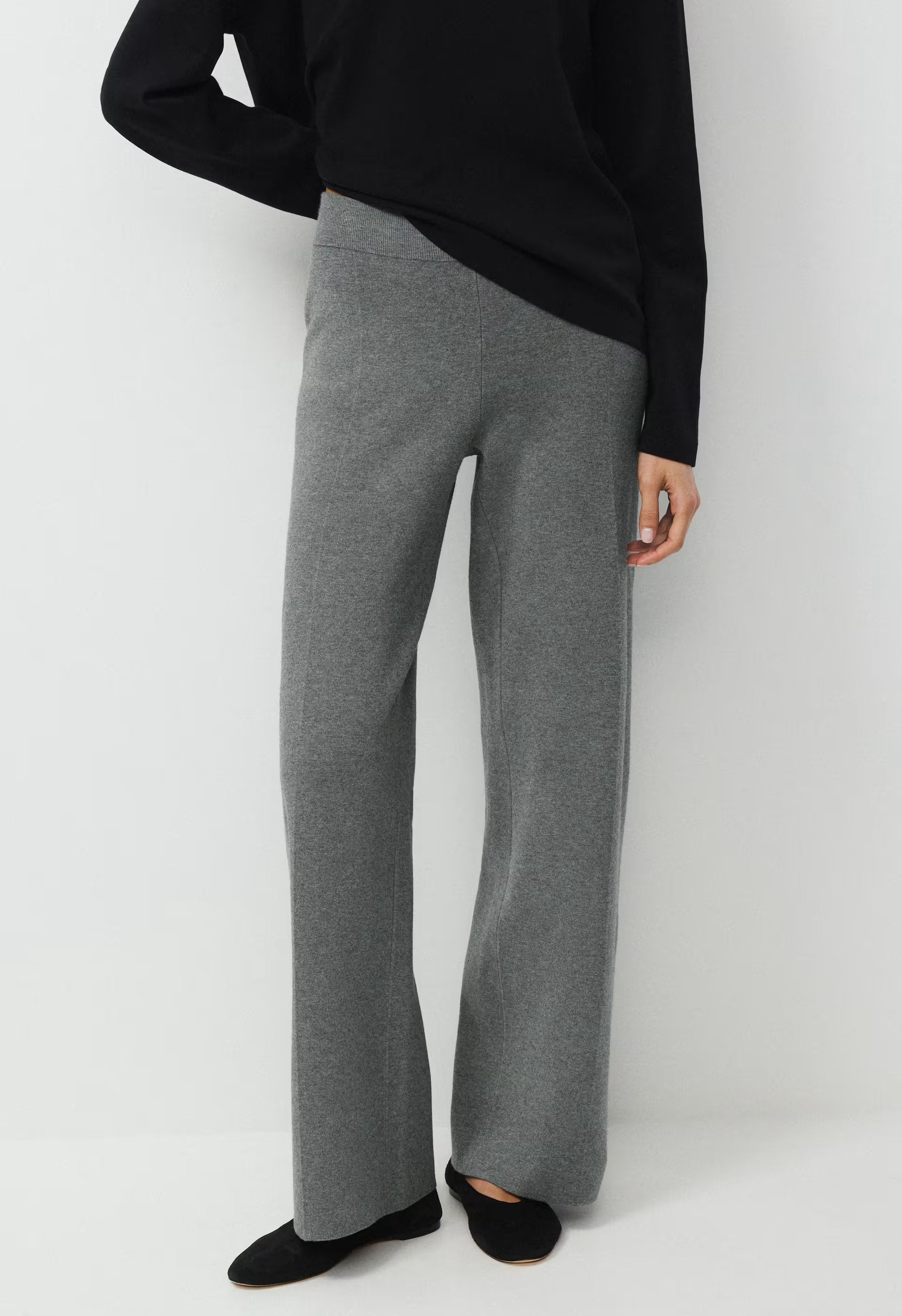 Souvenir Pant - Wonder Yarn - BLACK/LIGHT BIRCH