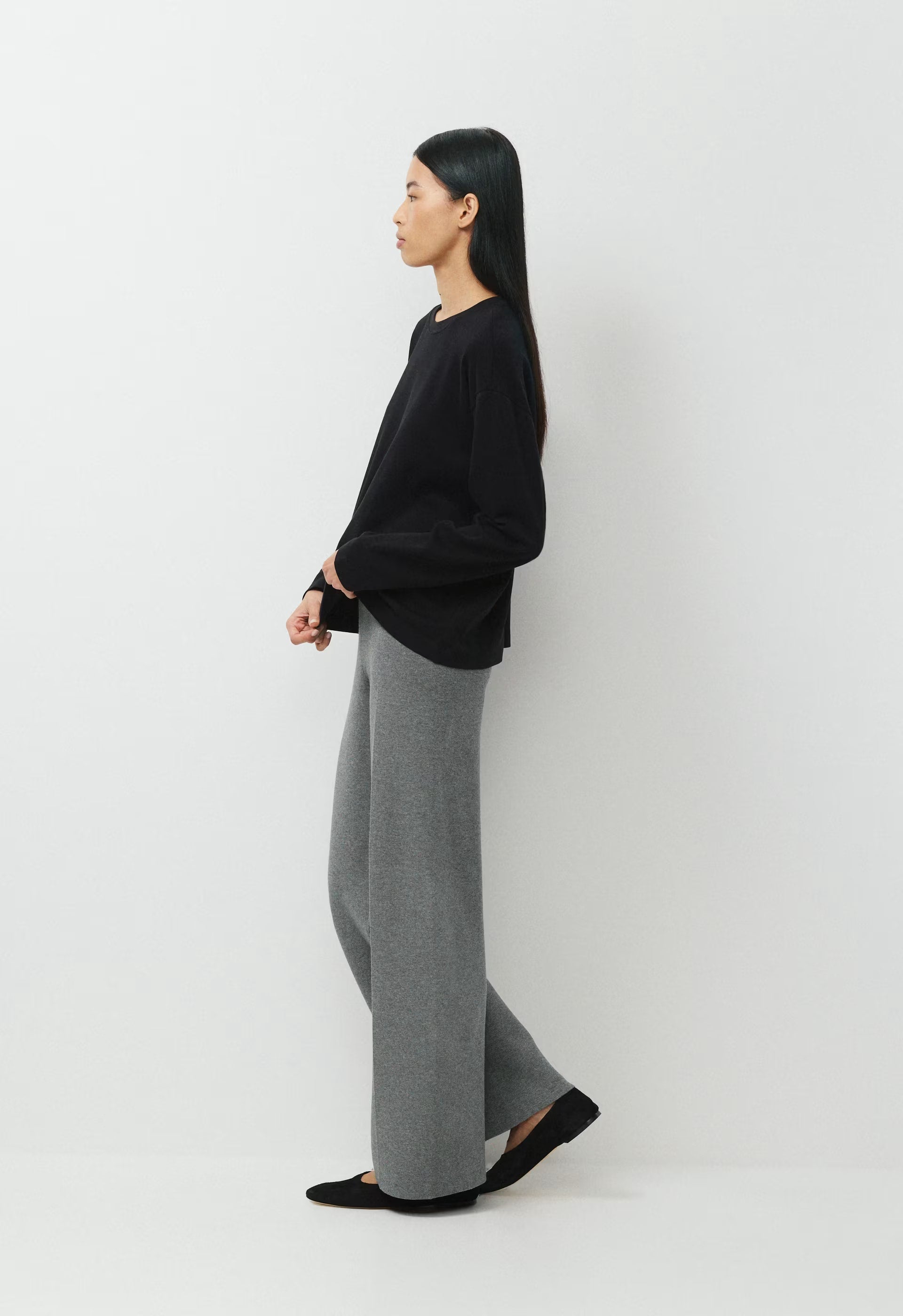 Souvenir Pant - Wonder Yarn - HEATHER DARK GREY