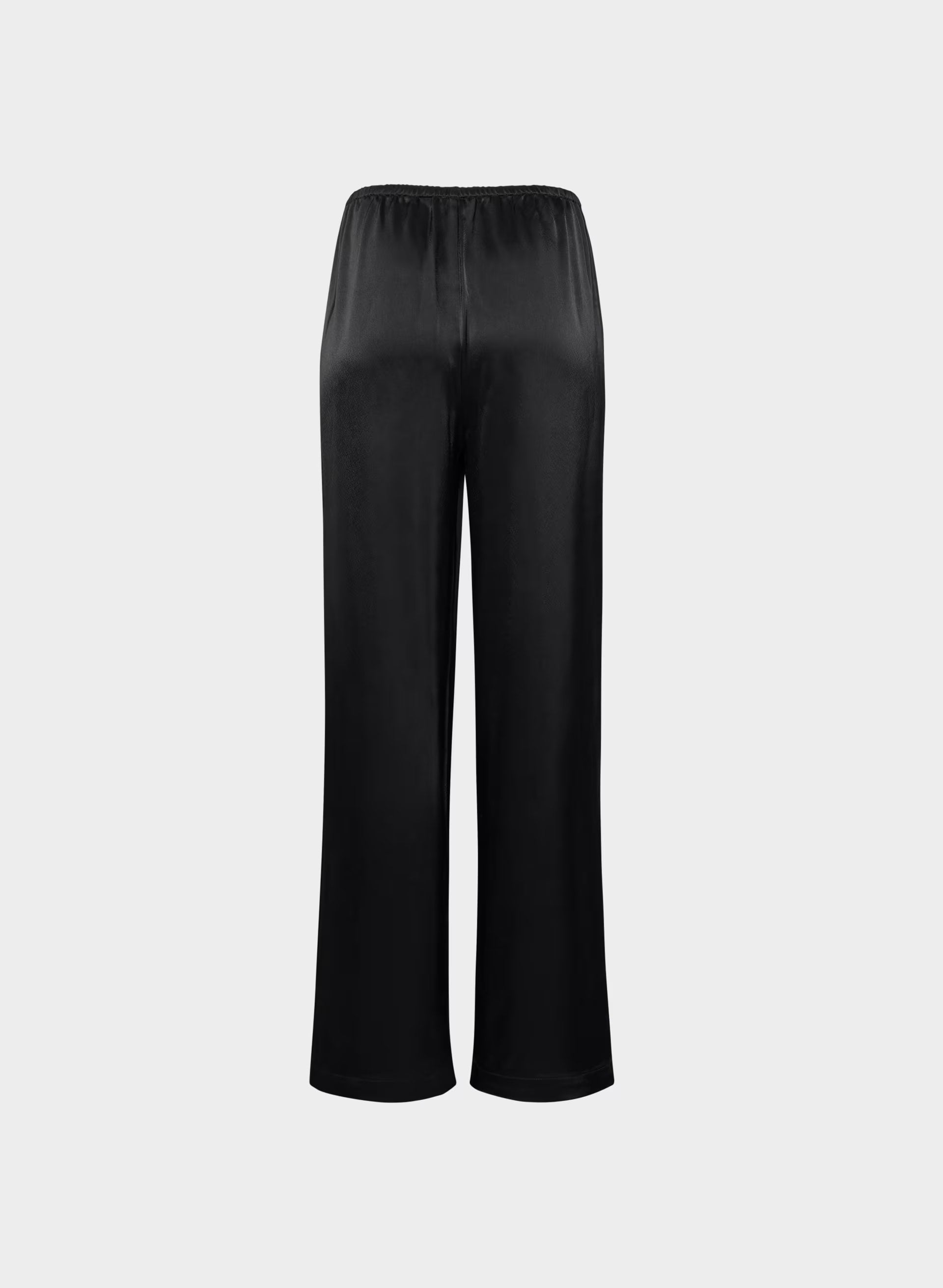 Archer Satin Pant - BLACK
