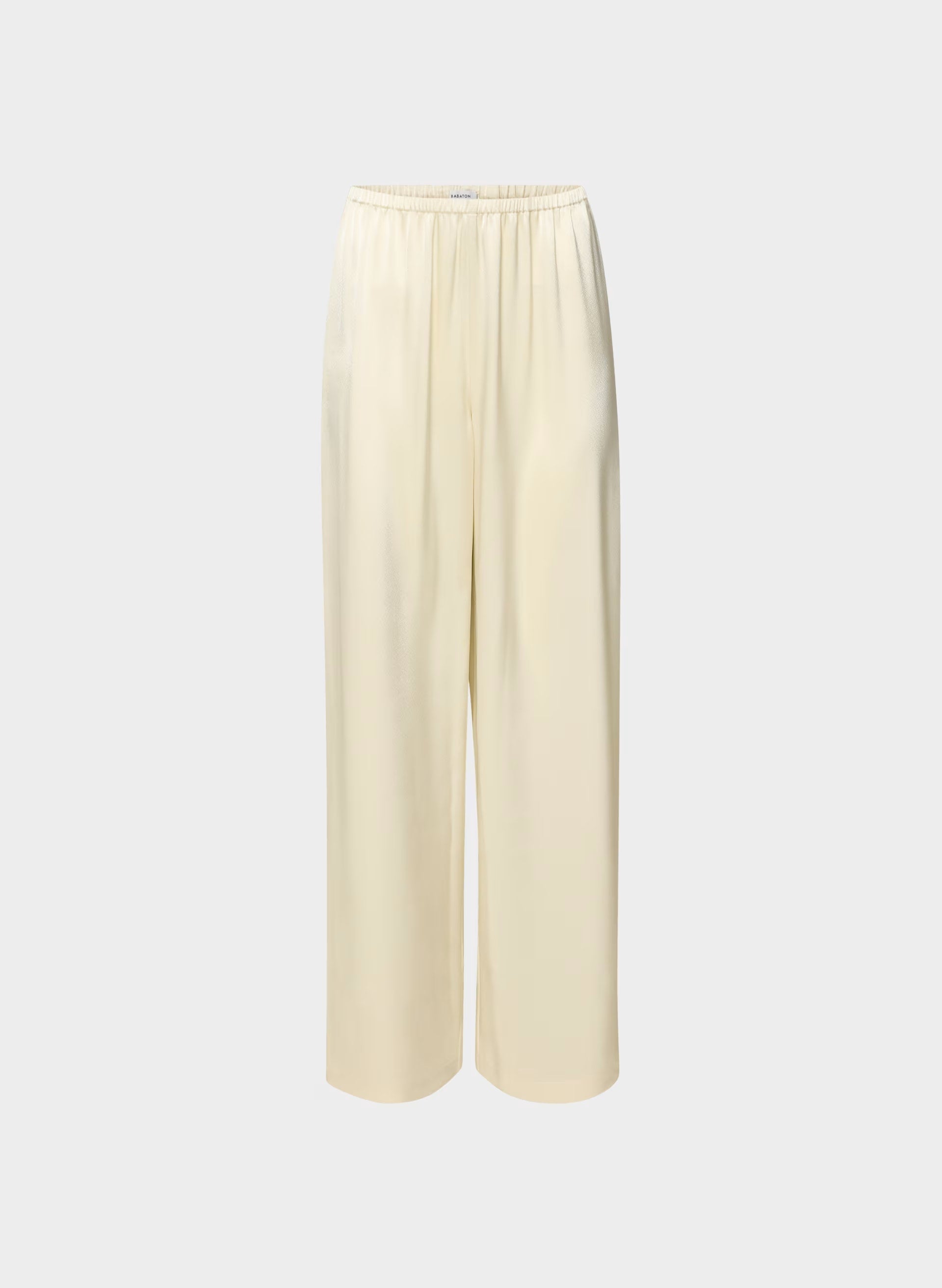 Archer Satin Pant - SEASIDE CREAM