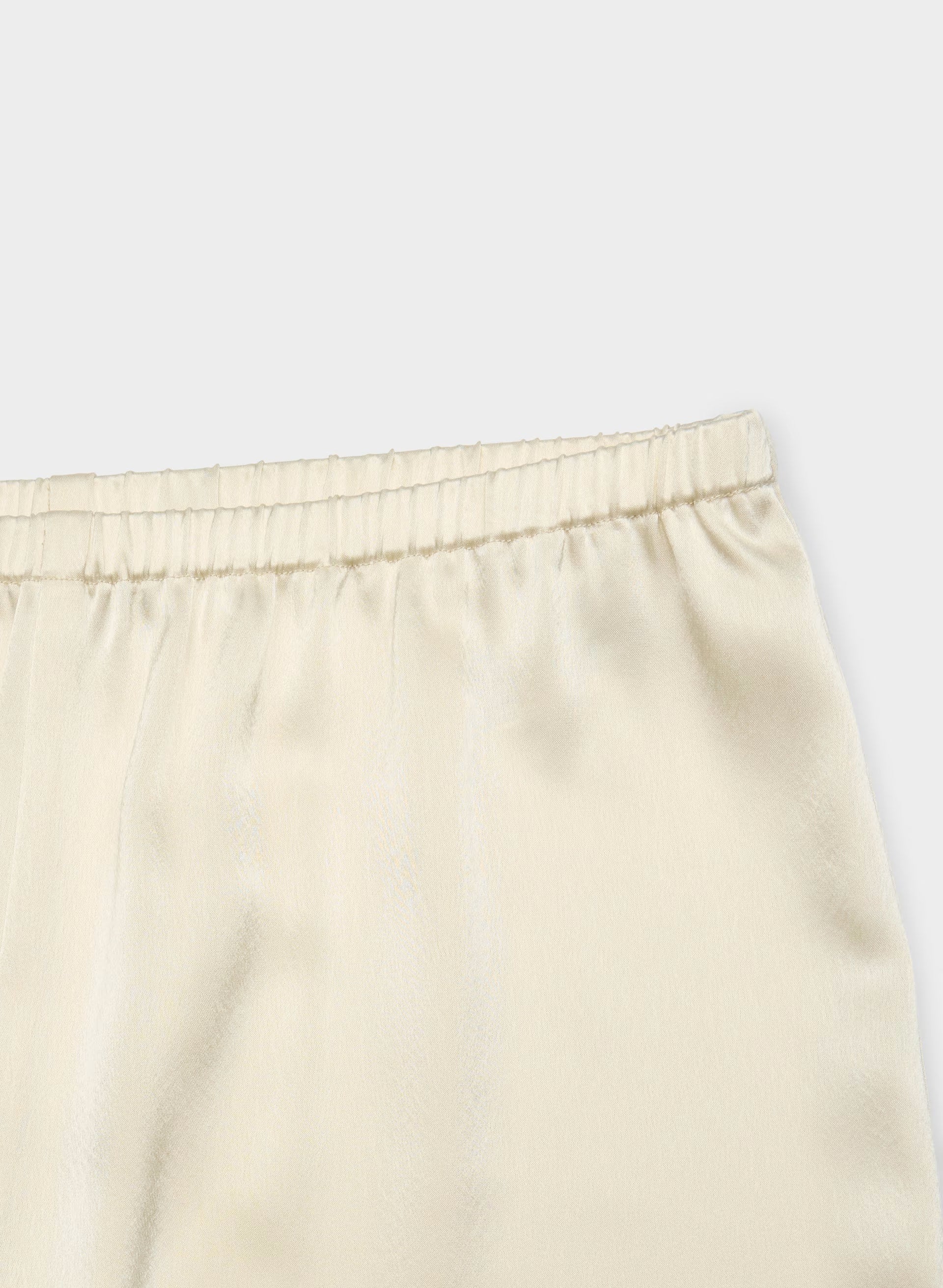 Archer Satin Pant - SEASIDE CREAM
