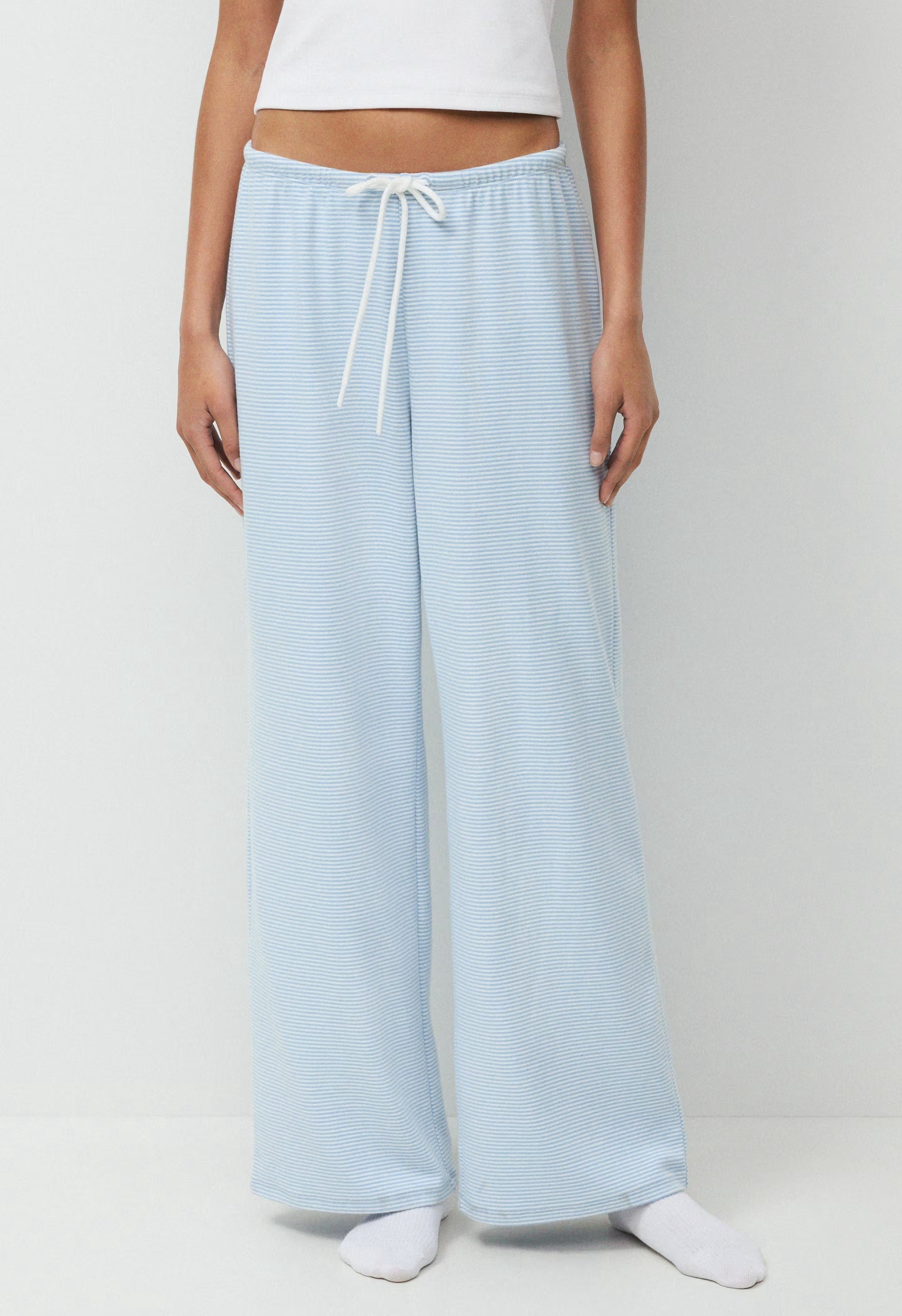 BestHug™ Gilmore Pant - RIPPLE BLUE/ WHITE