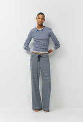 HomeStretch™ Rib Kickback Pant - ADMRL NAVY/RIPPLE BLUE